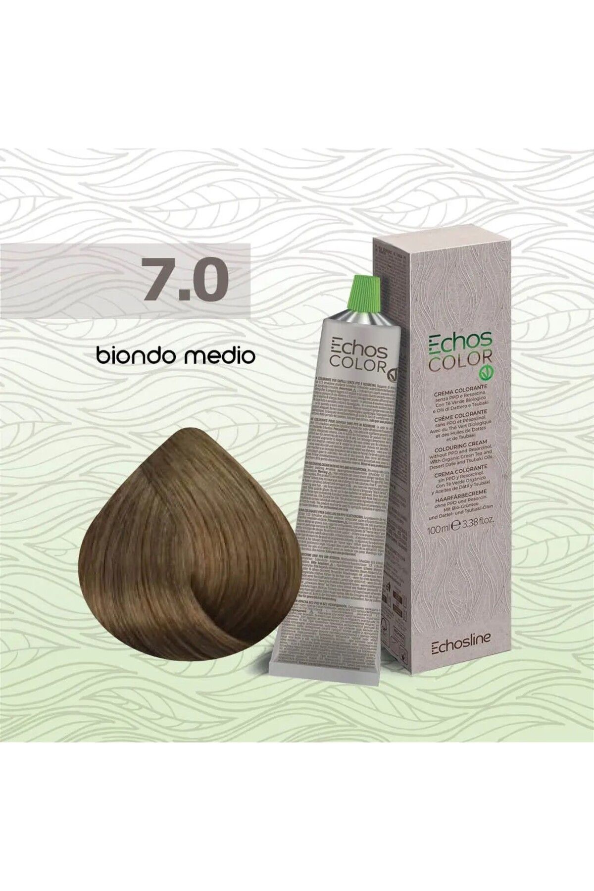Echosline ECHOSLİNE 7.0 MEDIUM BLOND SAÇ BOYASI VEGAN 100 ML