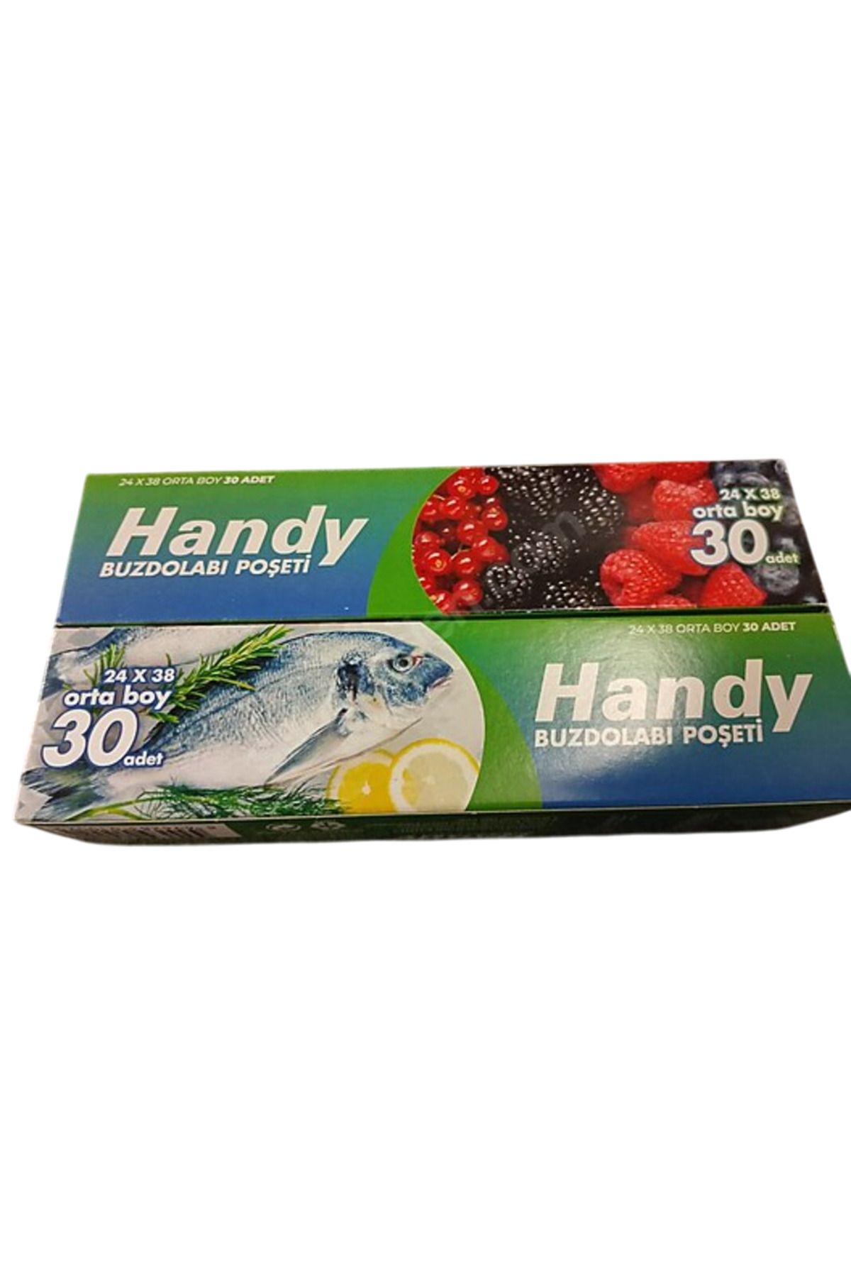 Handy Buzdolabı Poşeti - Orta Boy (30 Adet X 2 Paket) - (24 X 38)