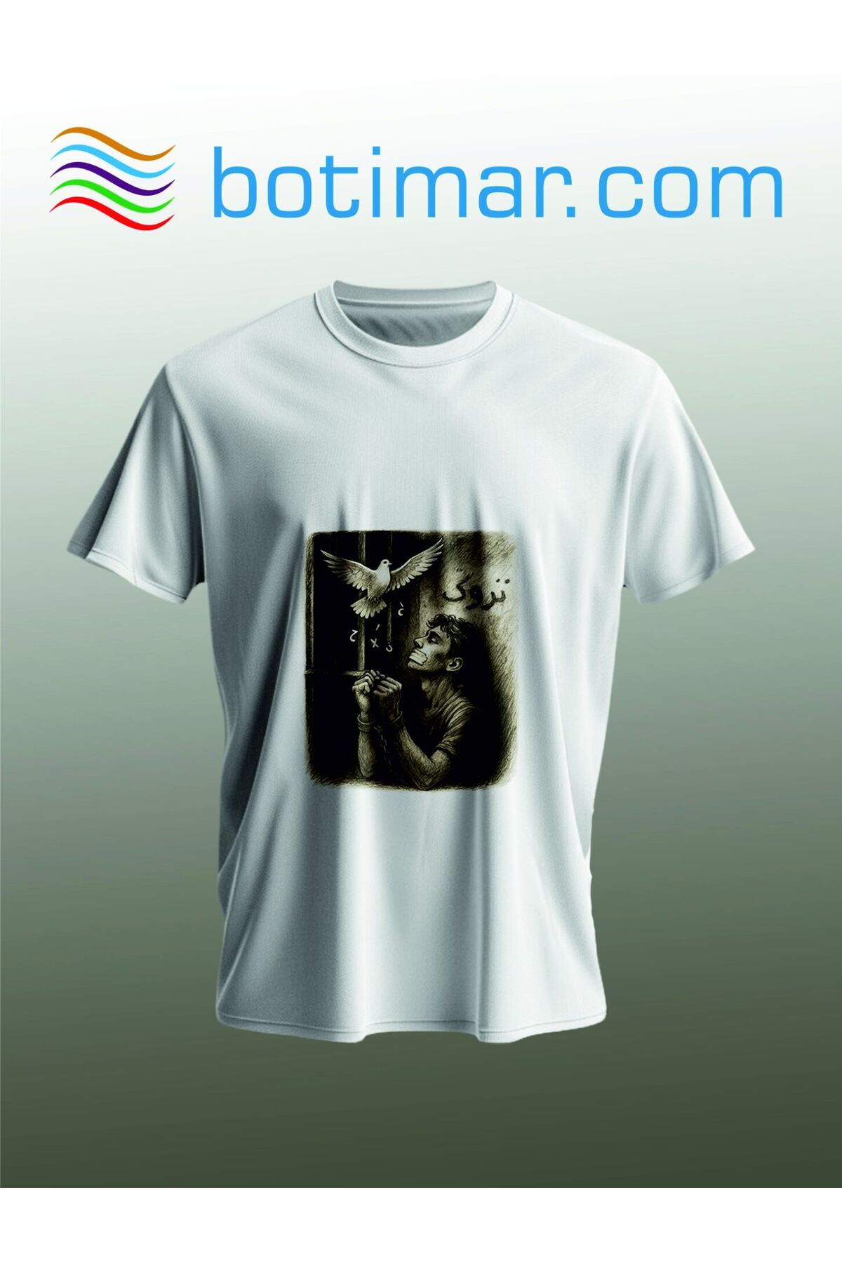 botimar ÖZGÜRLÜK TEMALI T-SHIRT-m