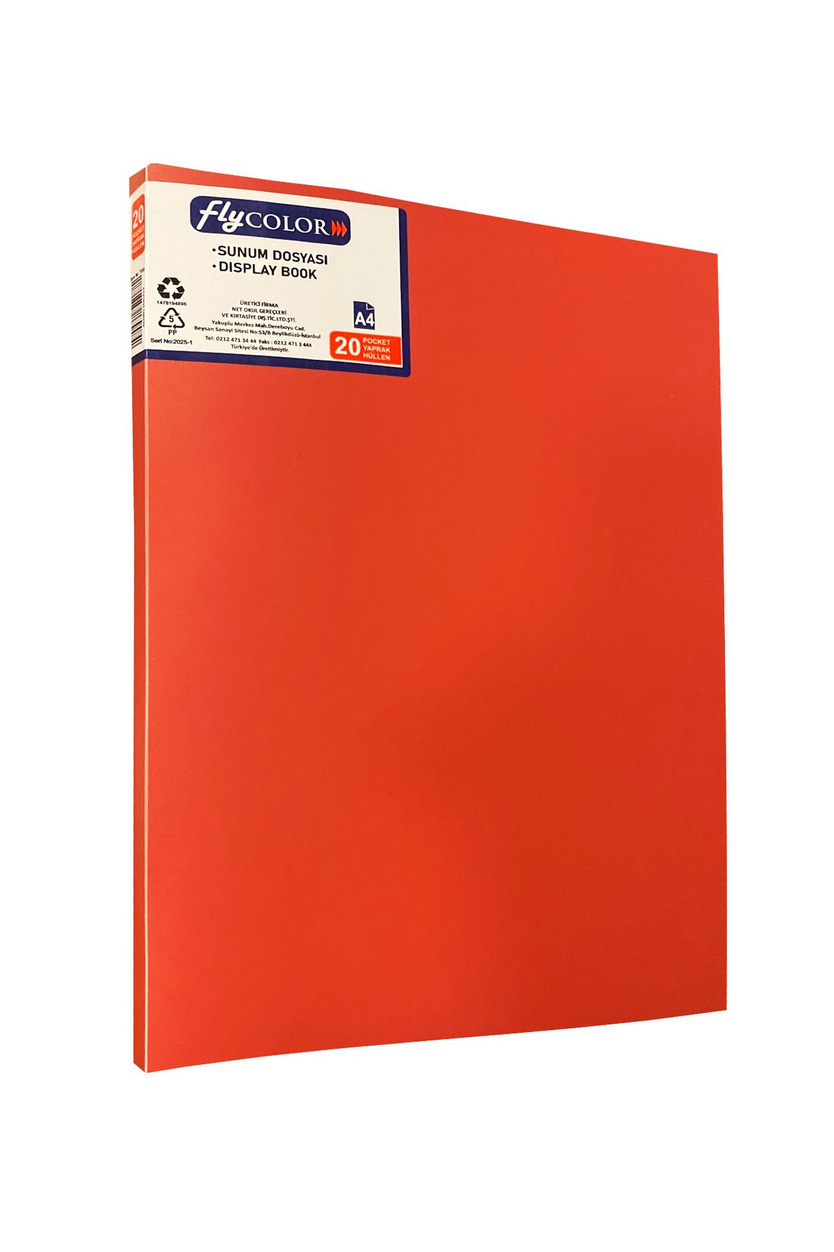 FLY COLOR Sunum Dosyası Kırmızı 20'li
