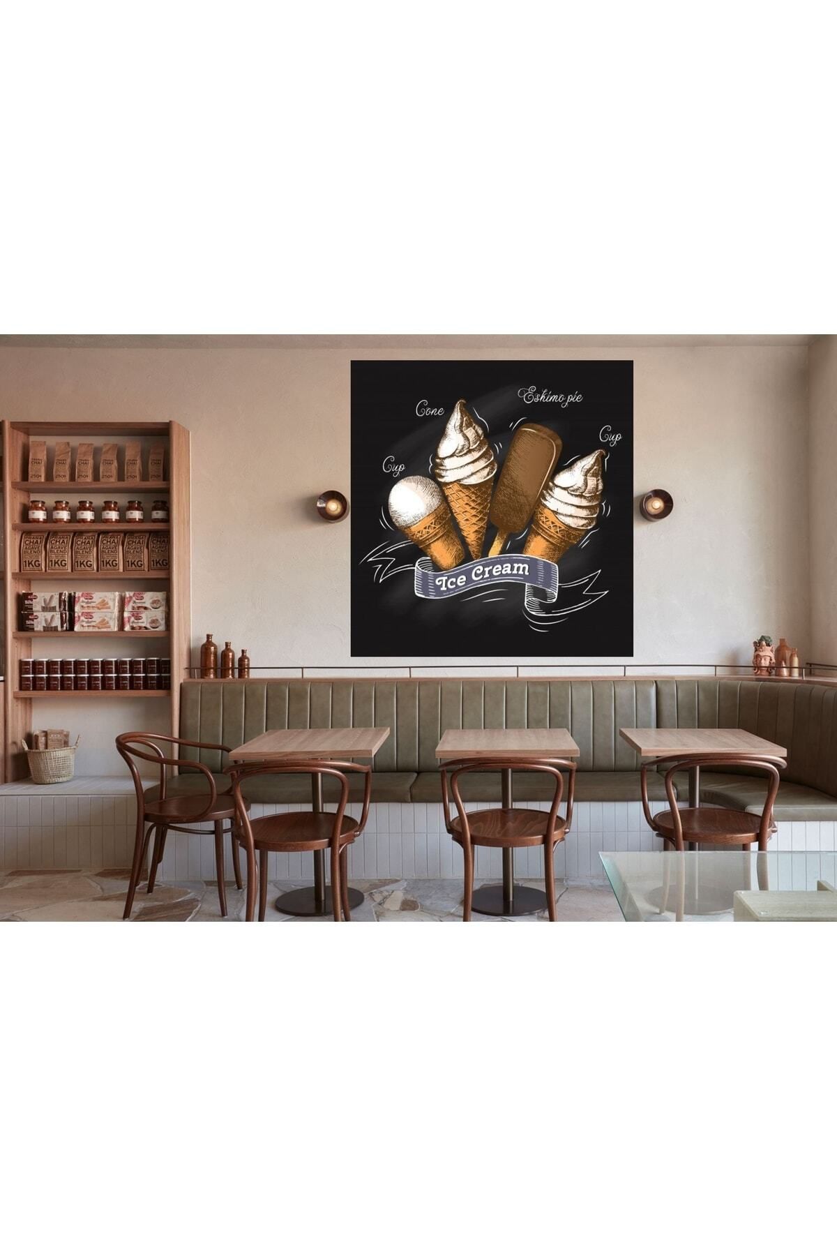 Şehzat Dondurma Ice Cream Duvar Kanvas Tablo