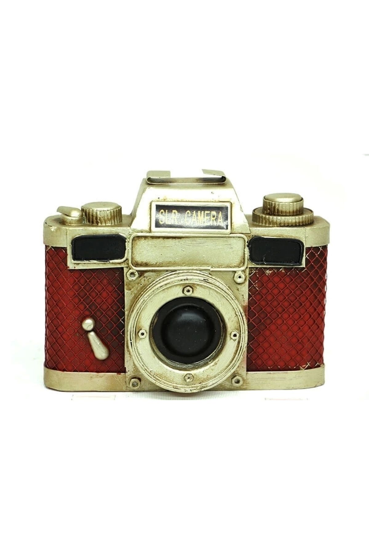 PRATİKOBA Dekoratif Metal Fotoğraf Makinesi