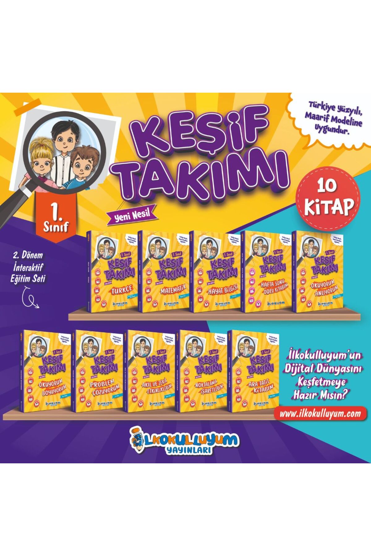 ilkokulluyum yayınları 1. Sınıf Keşif Takımı İnteraktif Eğitim