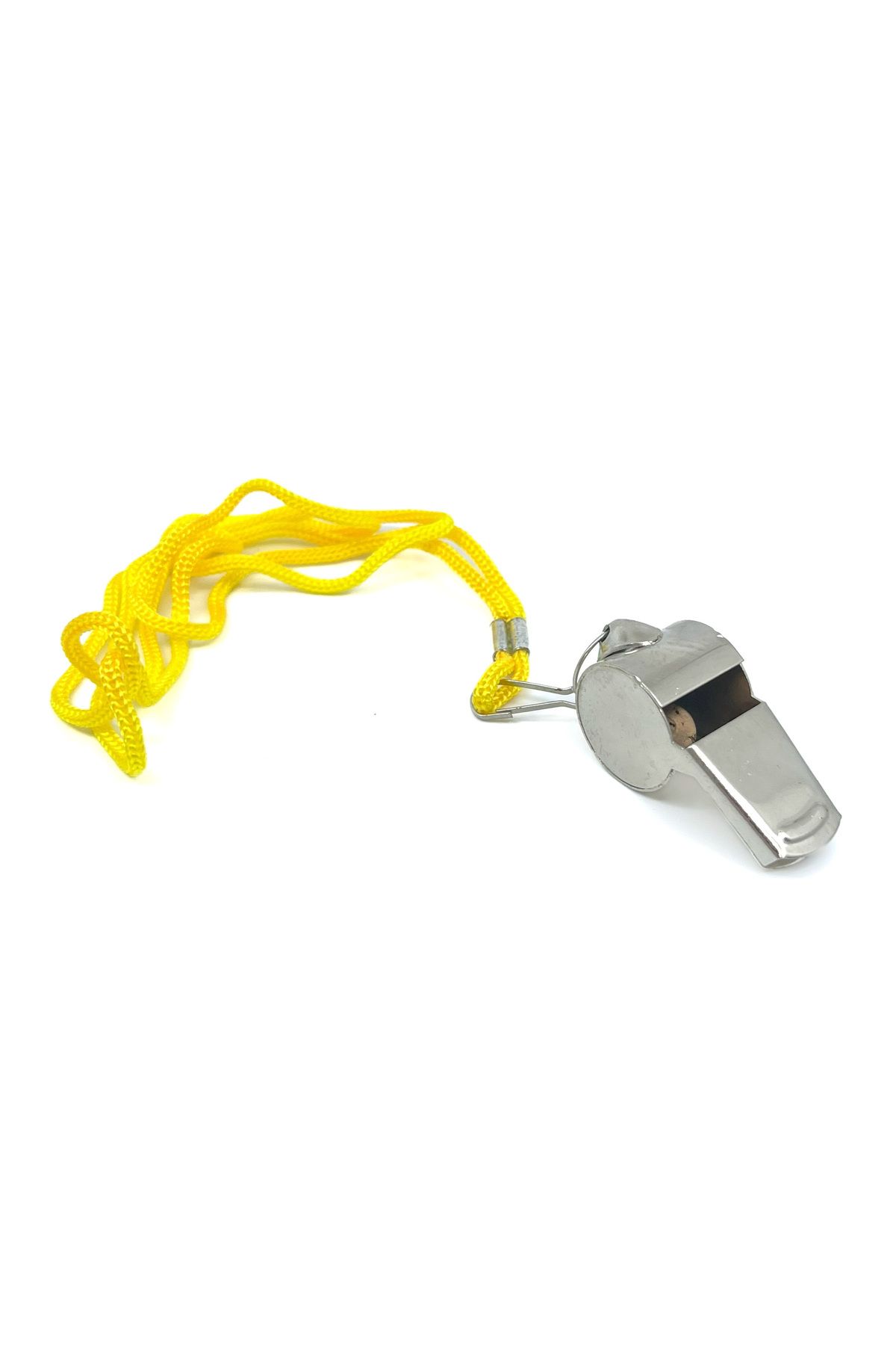 Bıyıklı Tobacco Metal Deprem Düdüğü - Sarı İpli