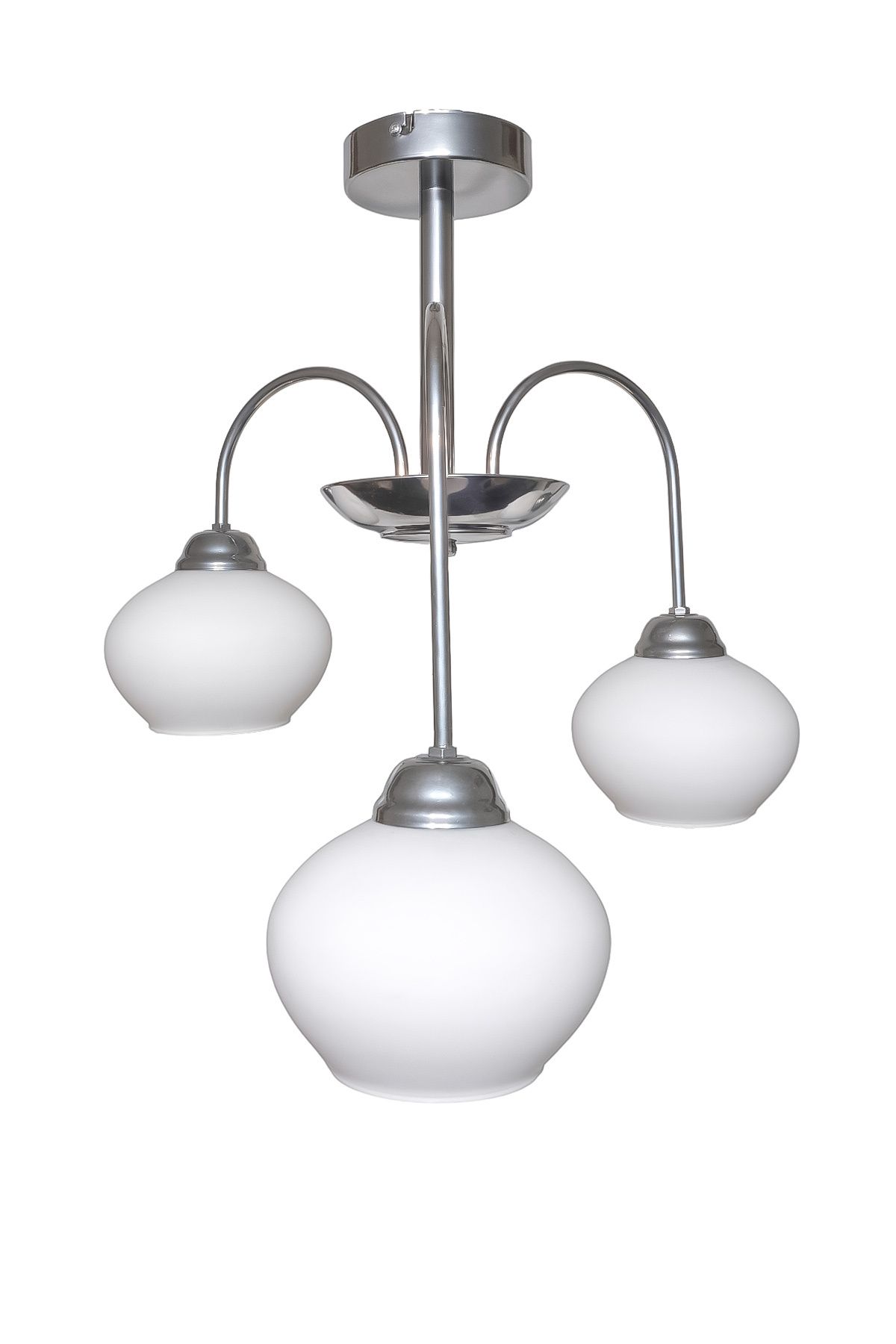 Turanconcept Dora 3 Lü Avize Dekoratif Tasarım Modern Kollu Camlı Avize Oturma Odası Yemek Odası Salon