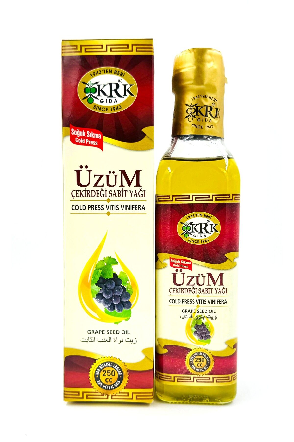Krk Gıda ÜZÜM ÇEKİRDEĞİ YAĞI 250CC KRK GIDA