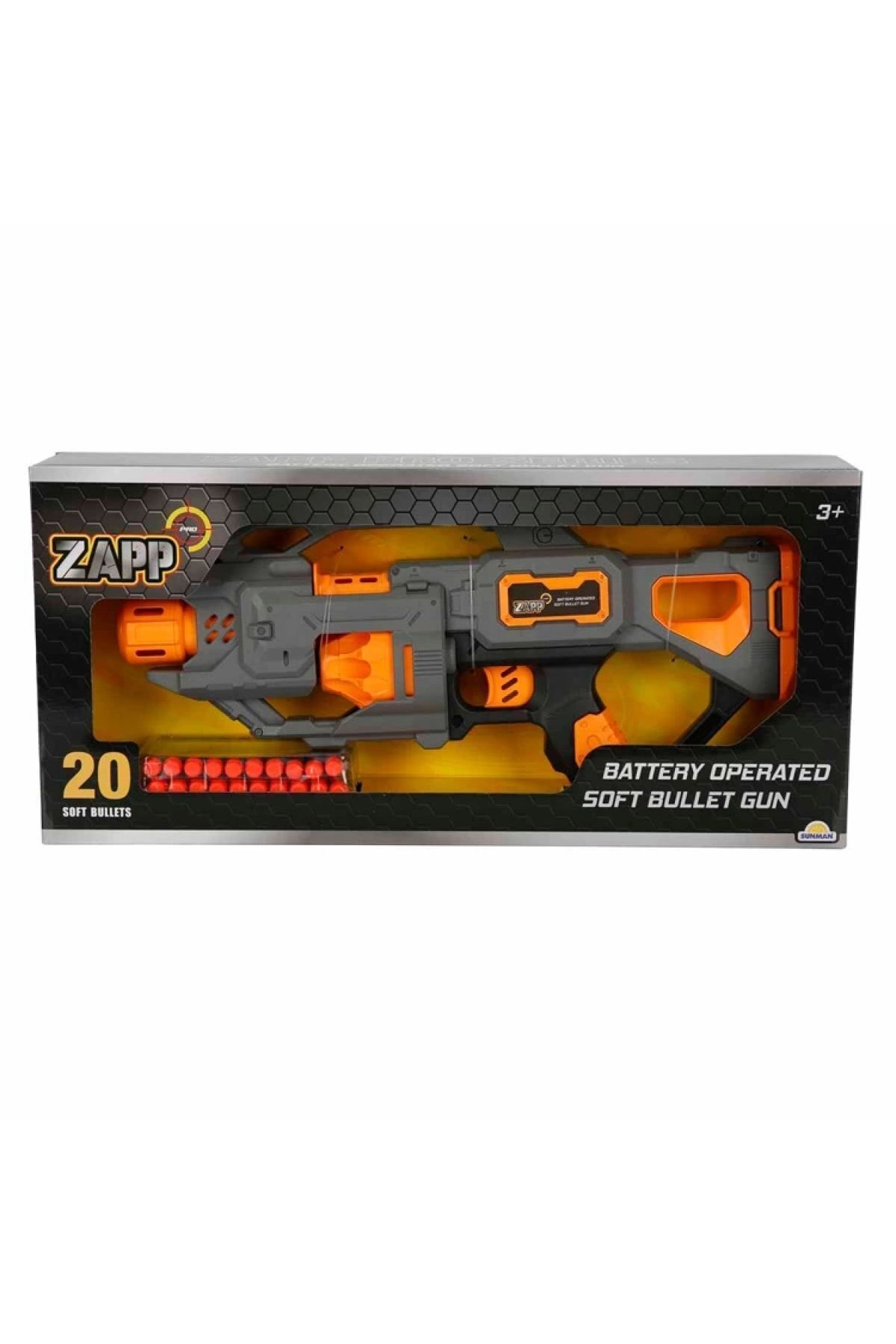 Sunman Oyuncak Zapp Toys 20 Mermili Sünger Dart Atan Silah 45 Cm S00004575