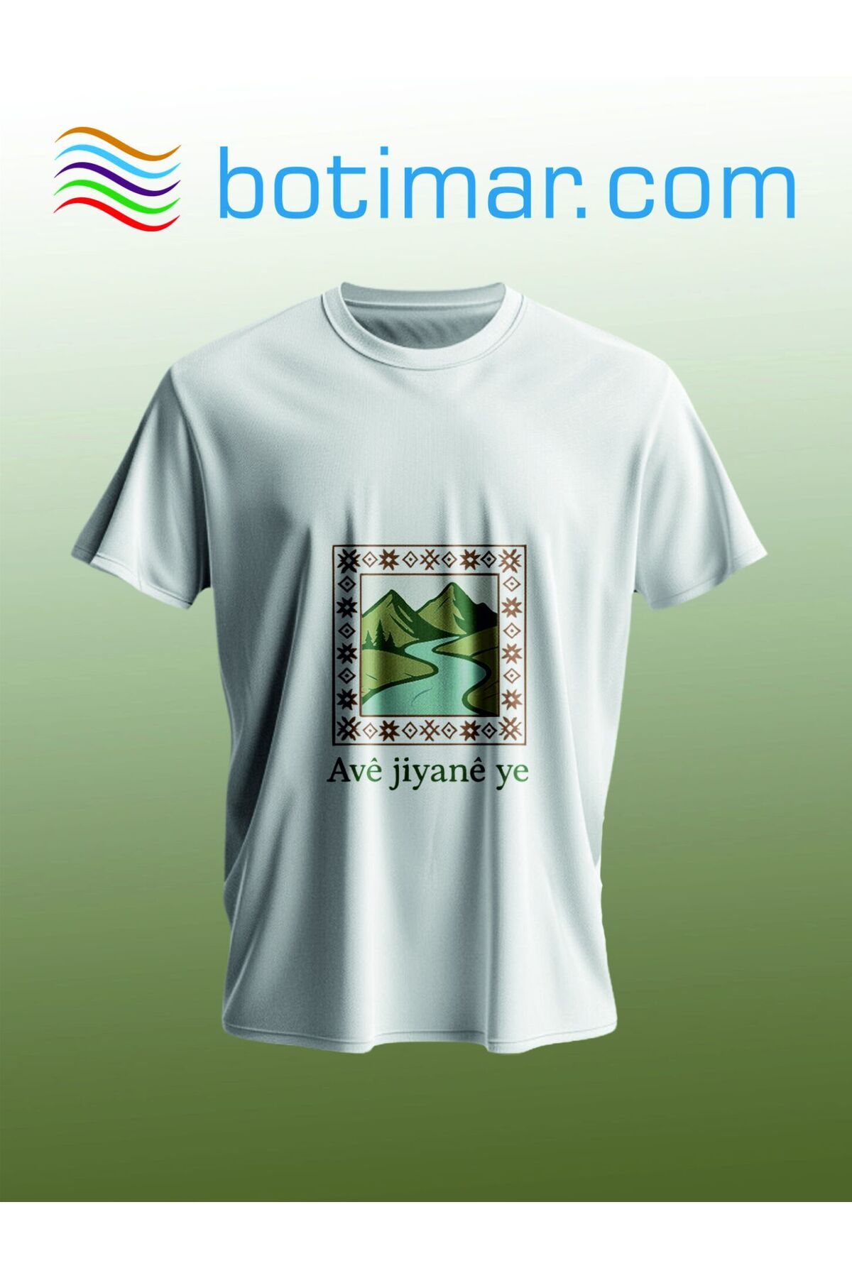 botimar KÜRTÇE TASARIM T-SHIRT-s