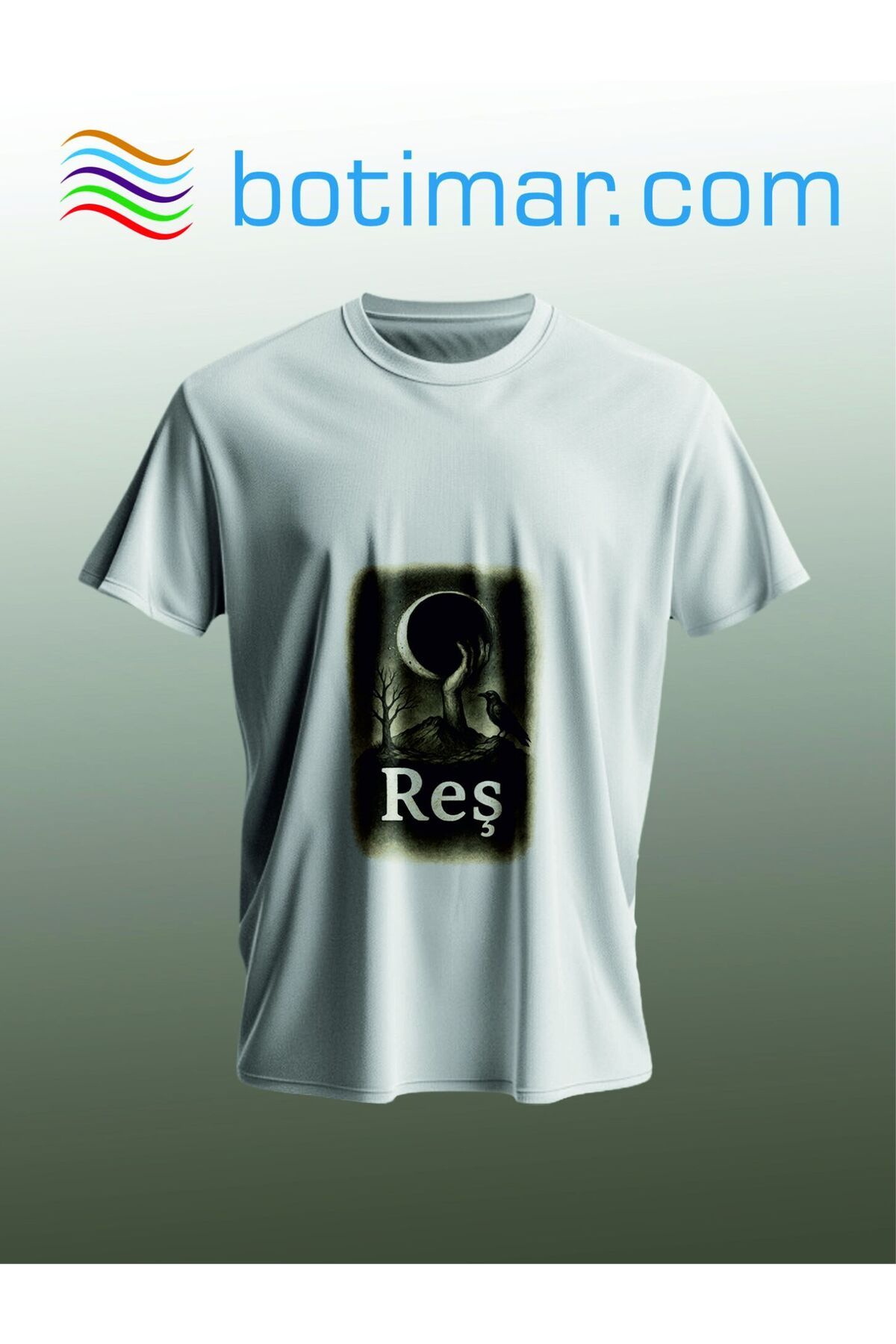 botimar KÜRTÇE BASKILI T-SHIRT-l