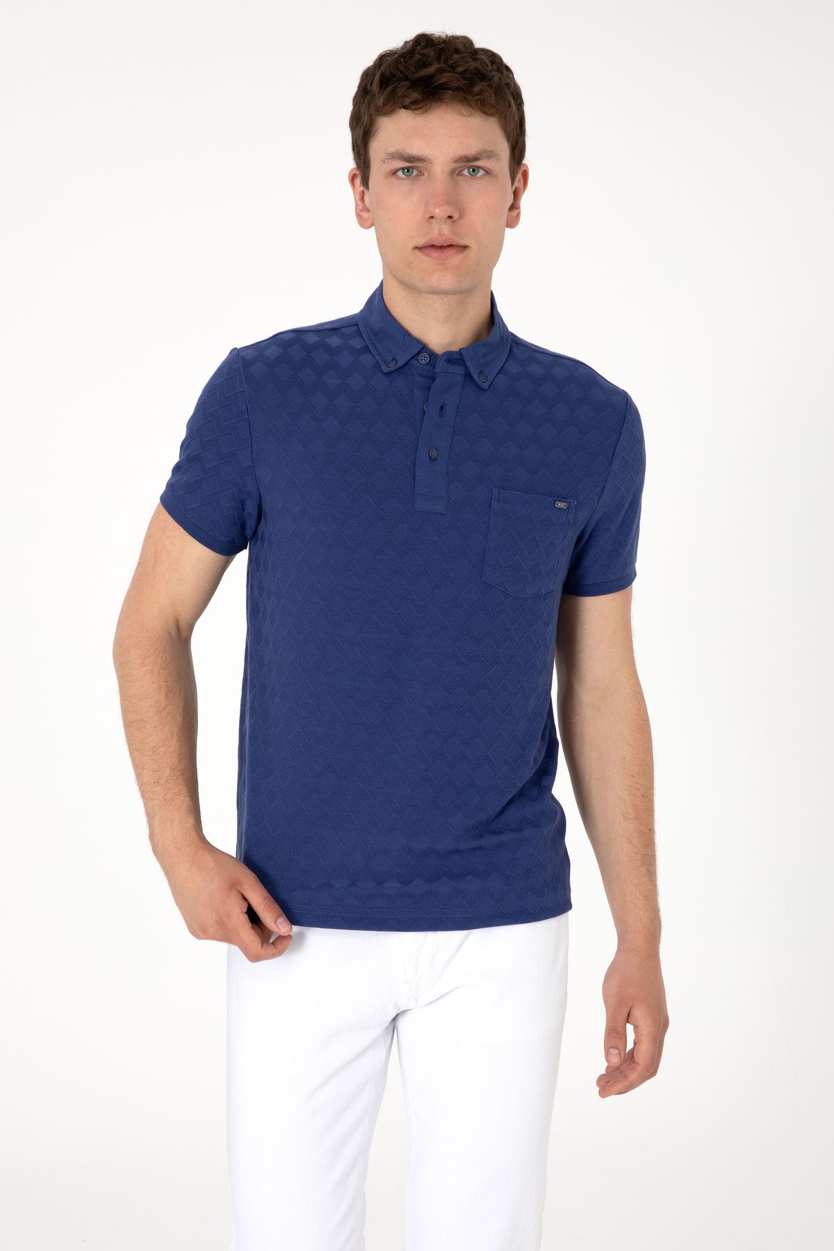 U.S. Polo Assn. Erkek Açık Lacivert Tişört 50300036-VR059