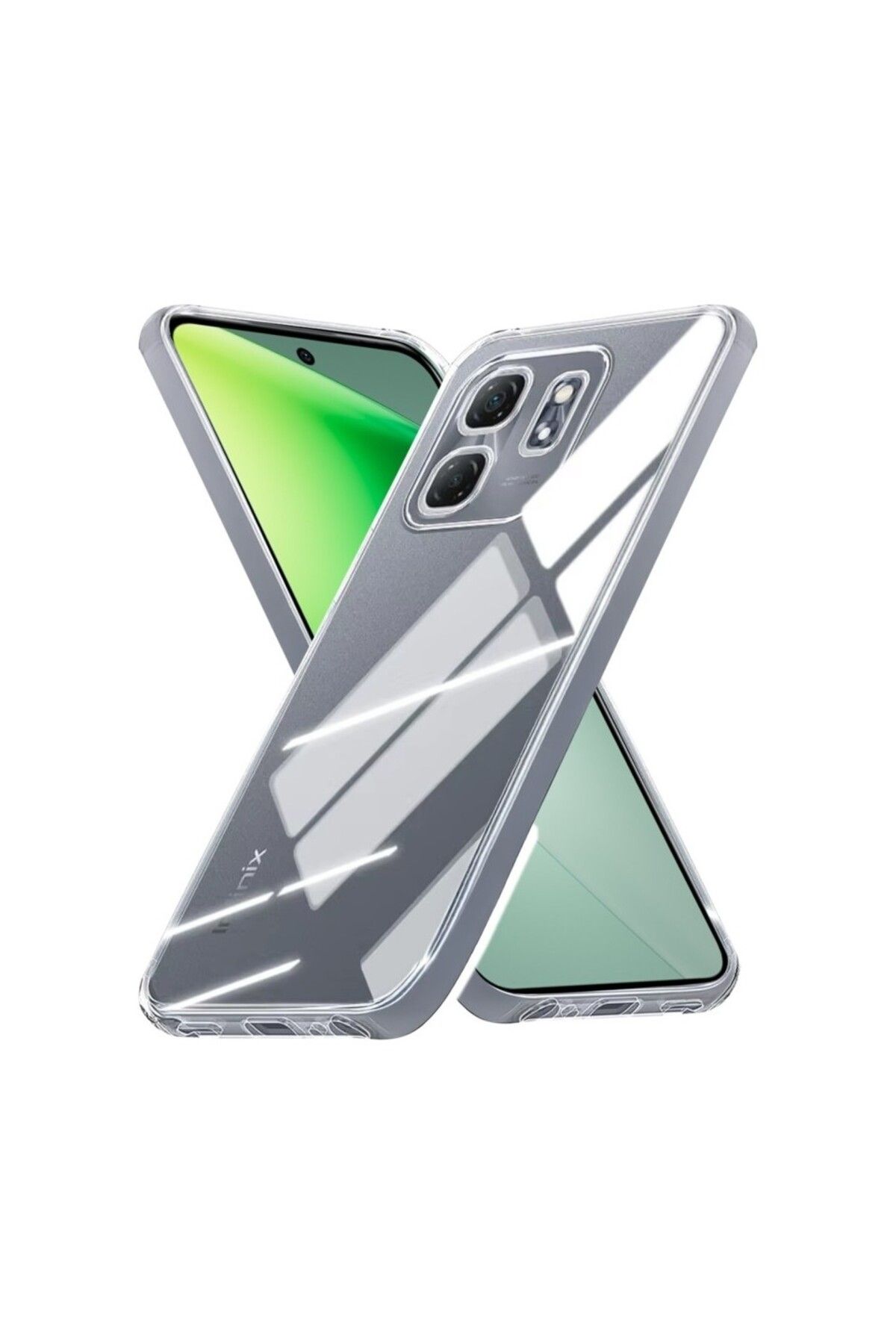 prolysus İnfinix Hot 50i Kılıf Kamera Korumalı Şeffaf Yumuşak Silikon Kılıf