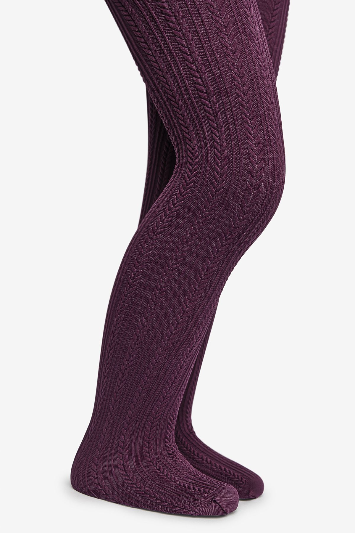 Penti-Hübsche gestrickte lila Strumpfhosen 3