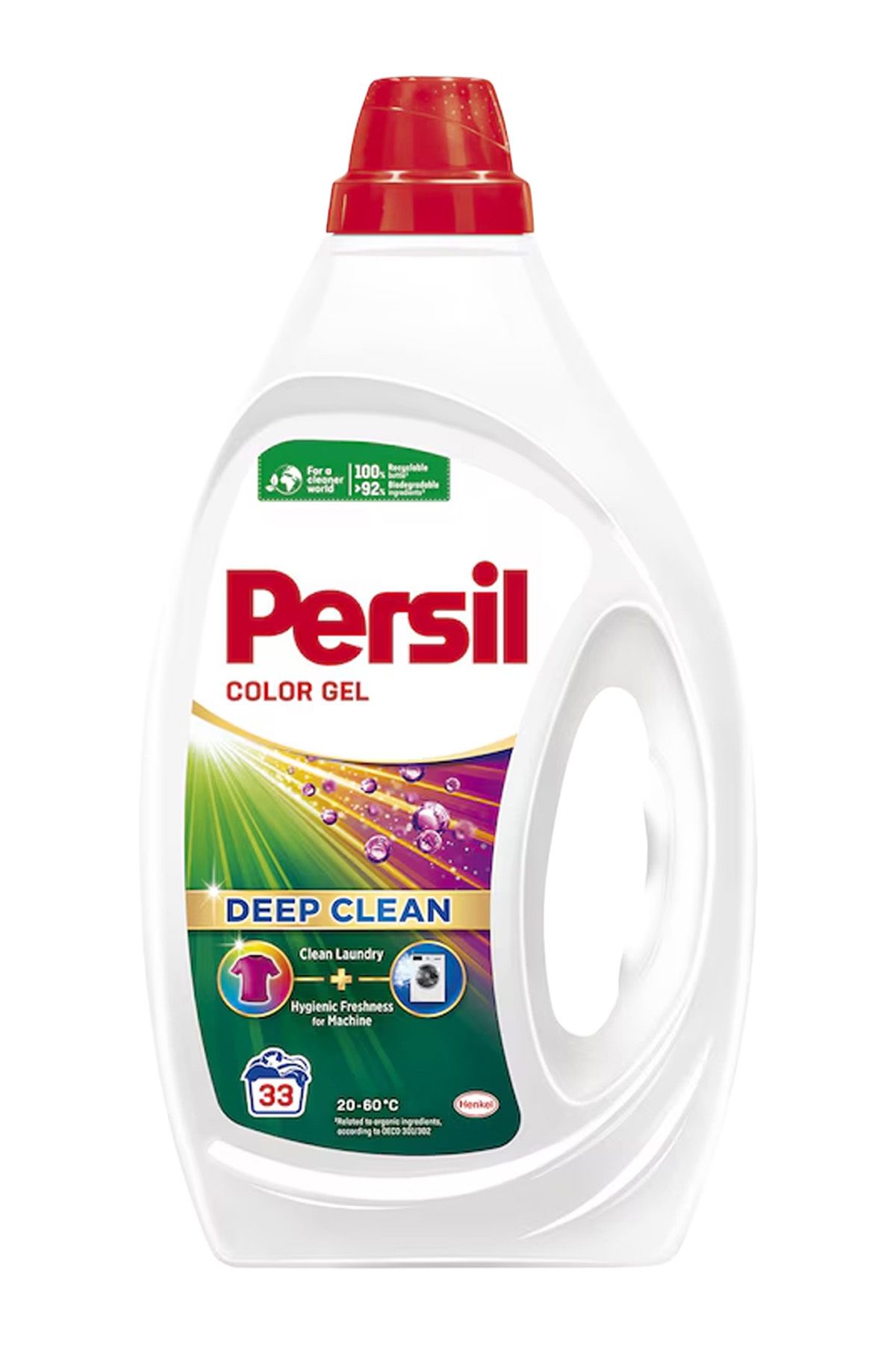 Persil Deep Clean Color Liquid Laundry Detergent, 33 Washes, 1,485l - One Size