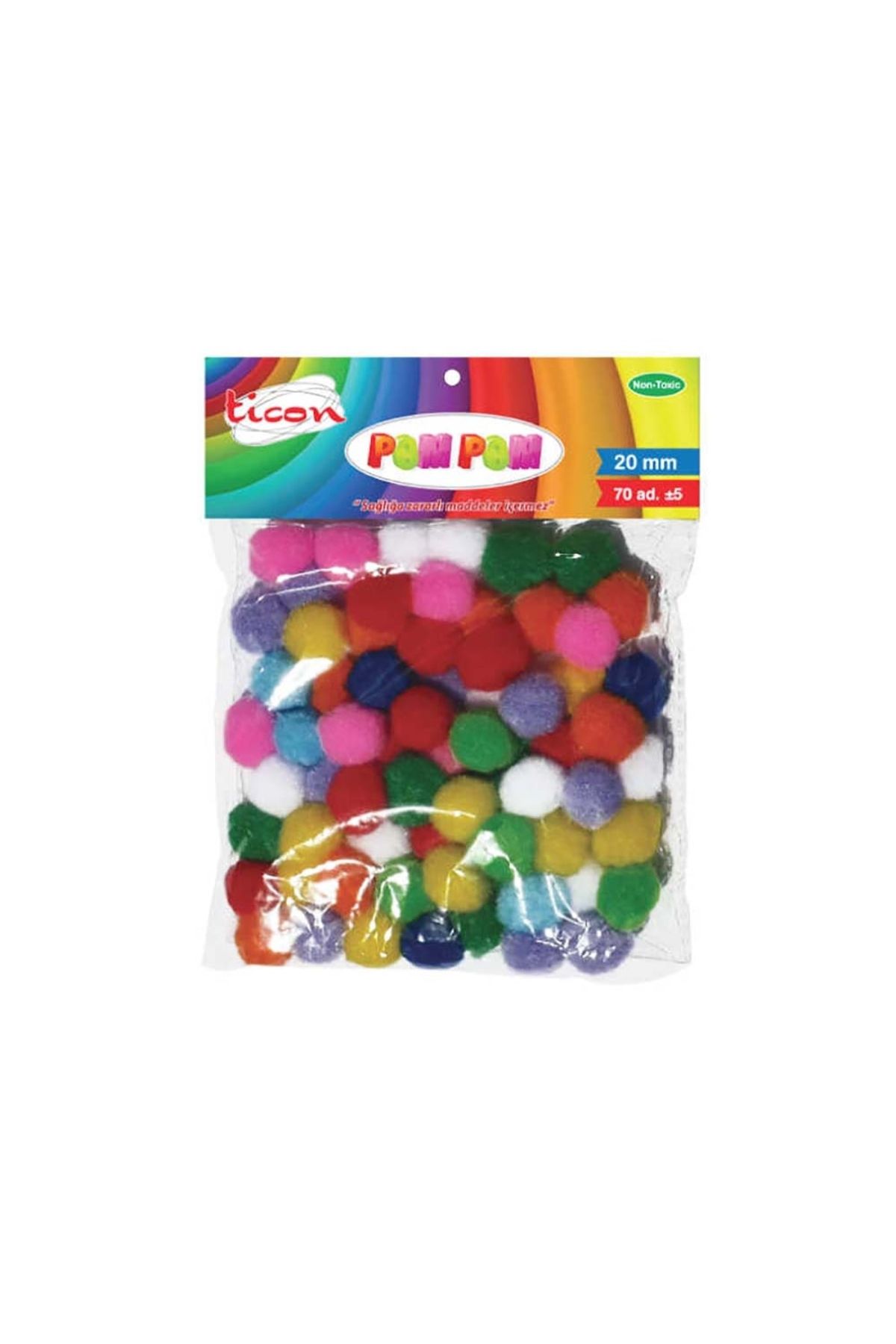 Ticon Pon Pon 20 Mm 362114 (70 Li Paket)