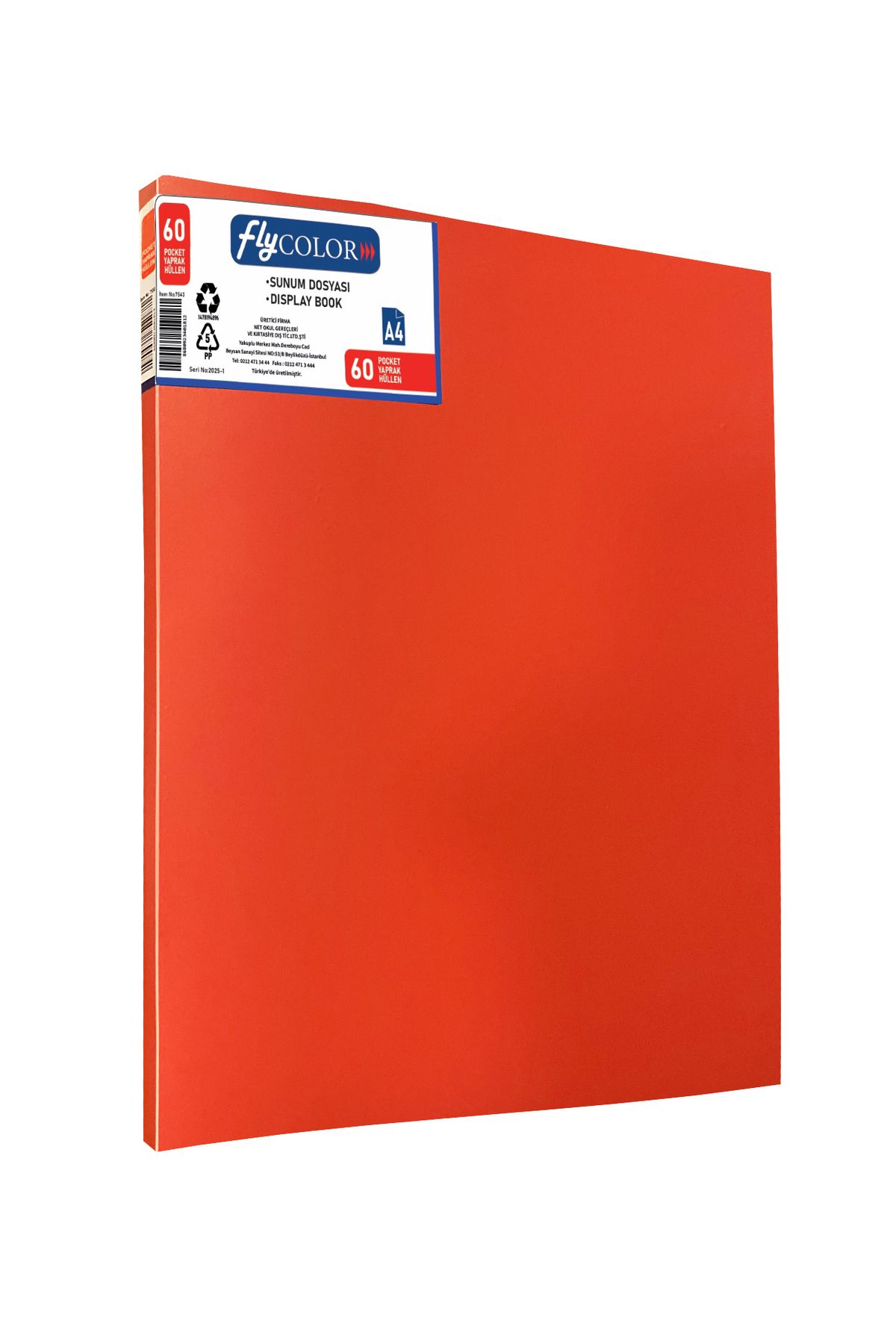 FLY COLOR Sunum Dosyası Kırmızı 60'lı