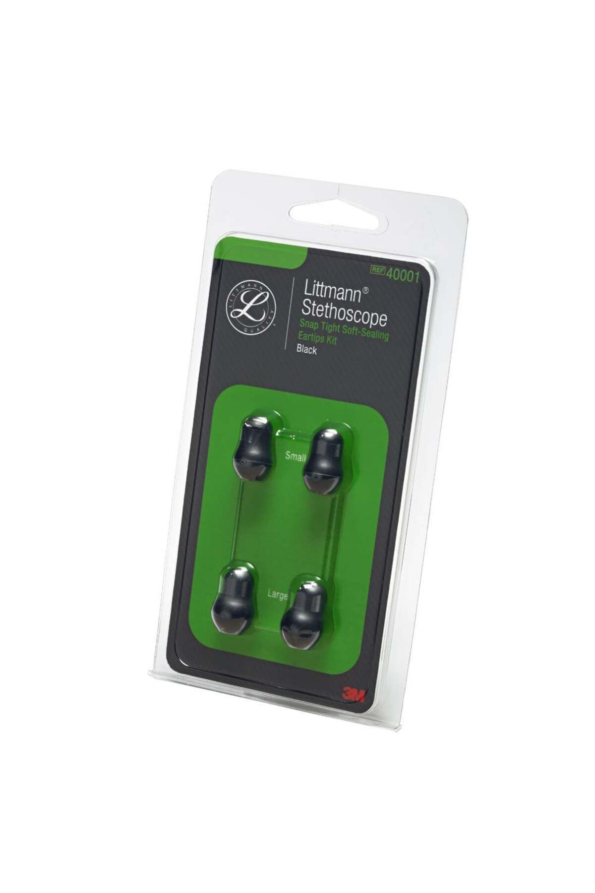 Littmann-Set of 4 ear tips for Littmann stethoscopes, large and small, soft 1