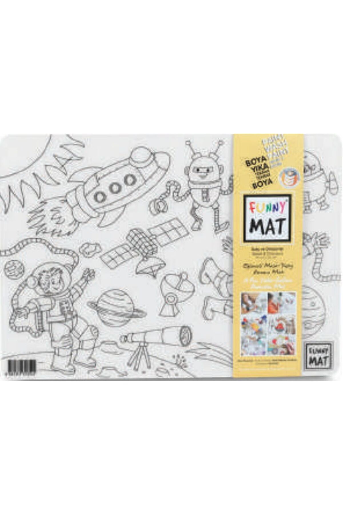 Destek Yayınları Funny Mat Uzay Ve Dinozorlar 25 X 35 Cm