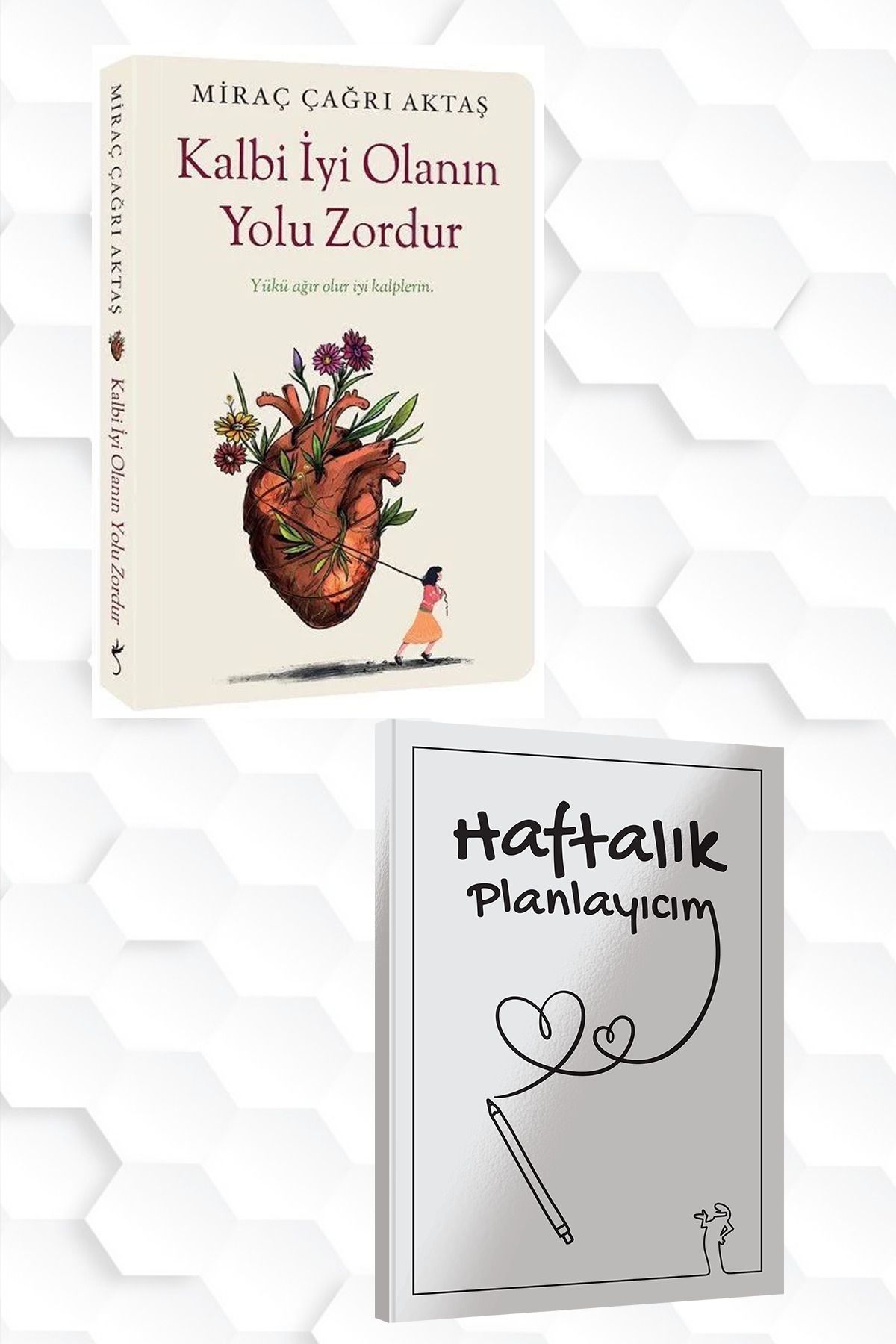 İndigo Kitap Miraç Çağrı Aktaş-kalbi Iyi Olanın Yolu Zordur Haftalık Planlayıcım(52 HAFTA)