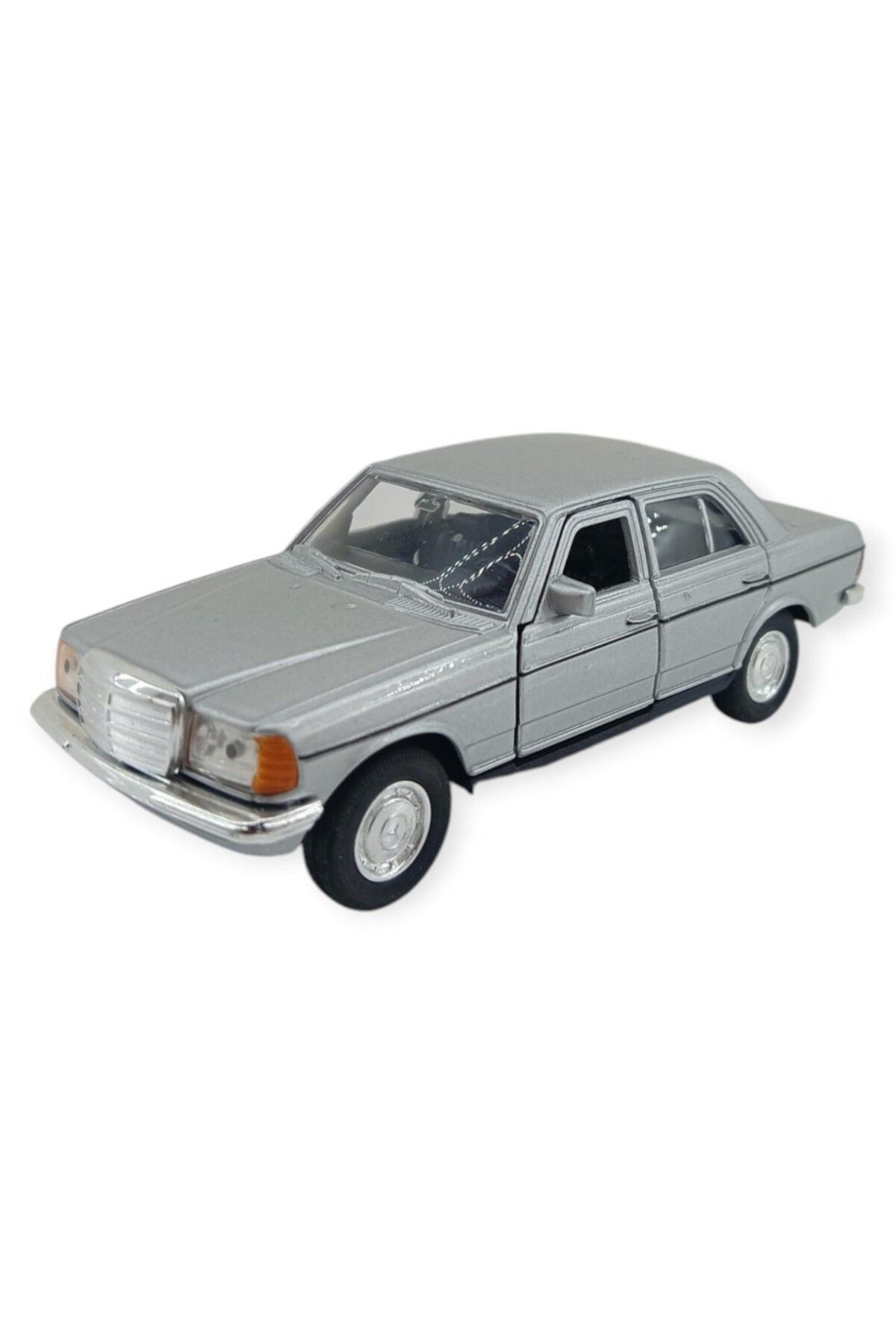 WELLY Çek Bırak Araba 1:32 Mercedes Benz W123 - 43686 - GRİ