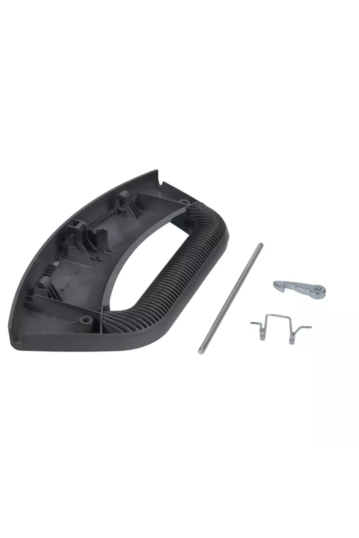 FullYedek Ariston Fmg 723 Çamaşır Makinesi Kapak Mandal Tutamağı Koyu Gri