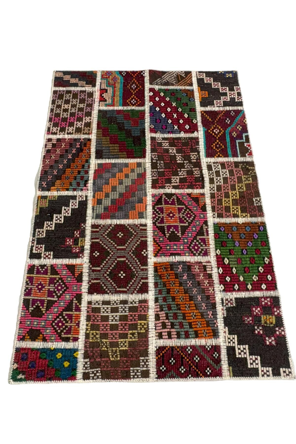 1001Rugs Patchwork El Kilim 120 x 180