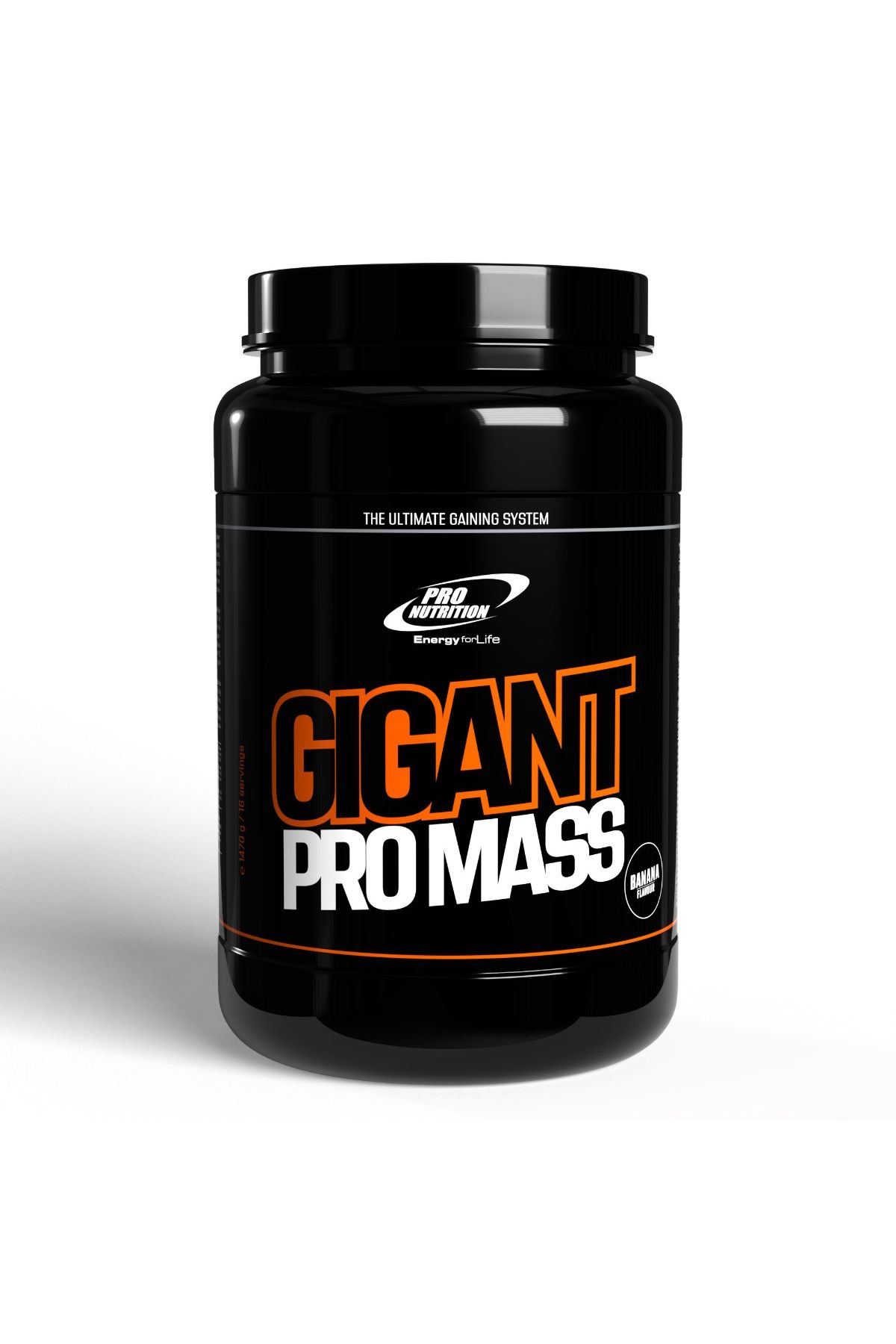 Pro Nutrition Gainer Pentru Creșterea Masei Musculare, Gigant Pro Mass Banane 1470g - One Size