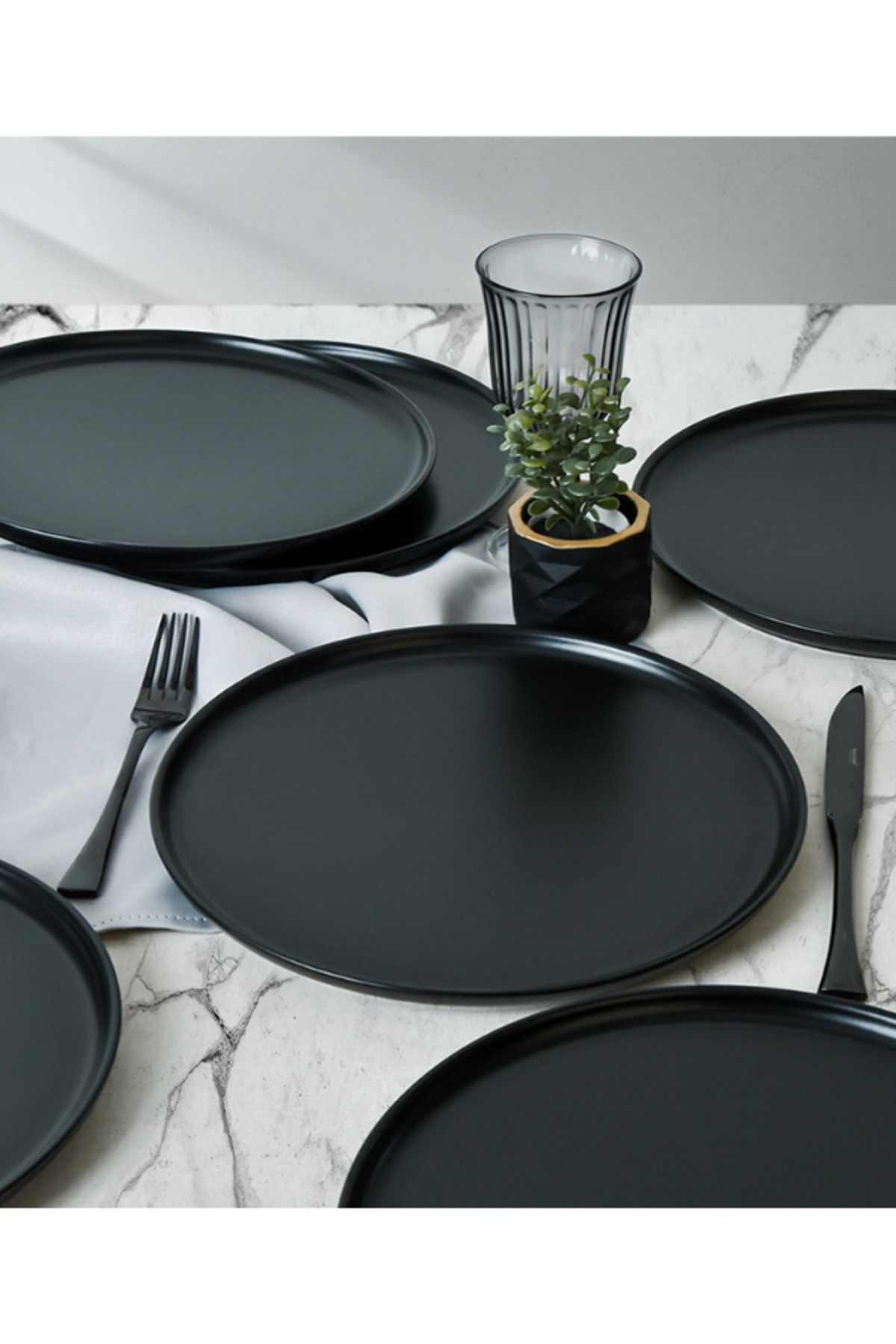 RGS ÇİNİ RGS Çini Seramik 6'lı 27 cm Servis Tabağı