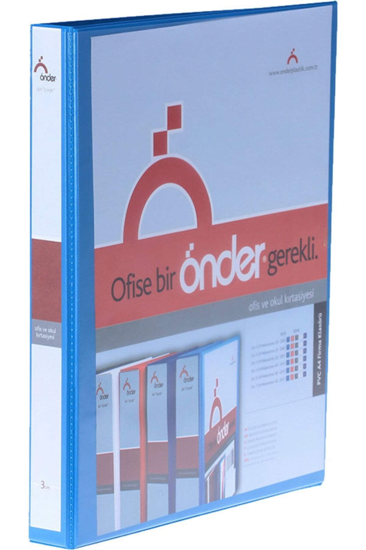 Önder Önder Sunum Klasörü 2 Halkalı 70 Mm A4 Lacivert 2007-6