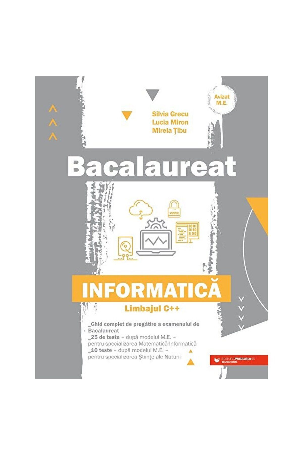 Paralela 45-Baccalaureate. Computer Science. C++ language 1