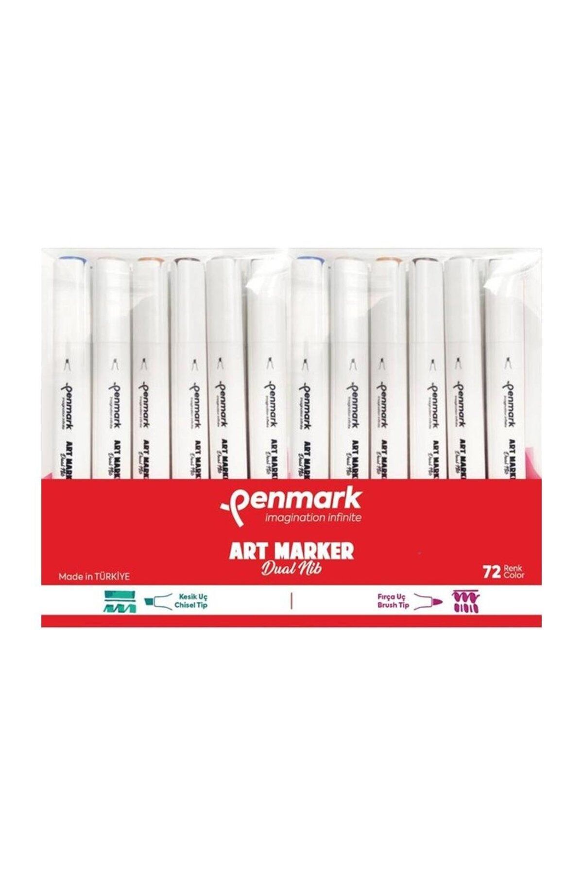 penmark Markers Art Brush Çift Uçlu Kalem 72 Renk Set Hs-9000-72 ...