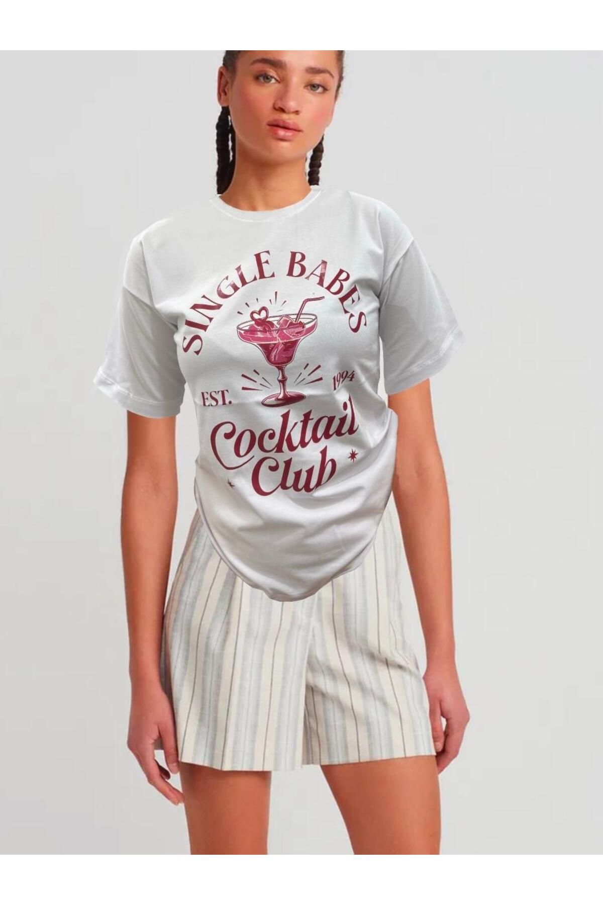Bellora Coctail Club Baskılı Tshirt