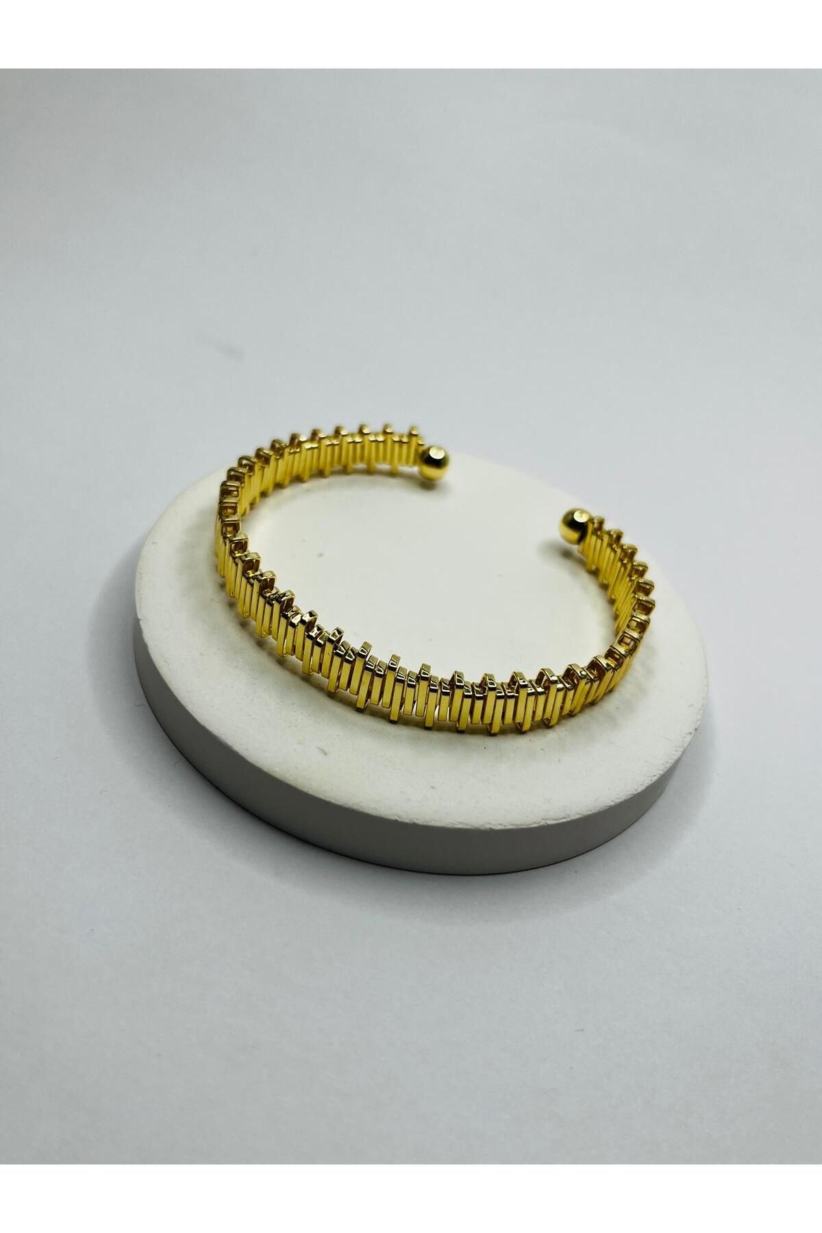 ASİN ACCESSORİES Ritim Model Yarım Kelepçe - Çelik Kelepçe