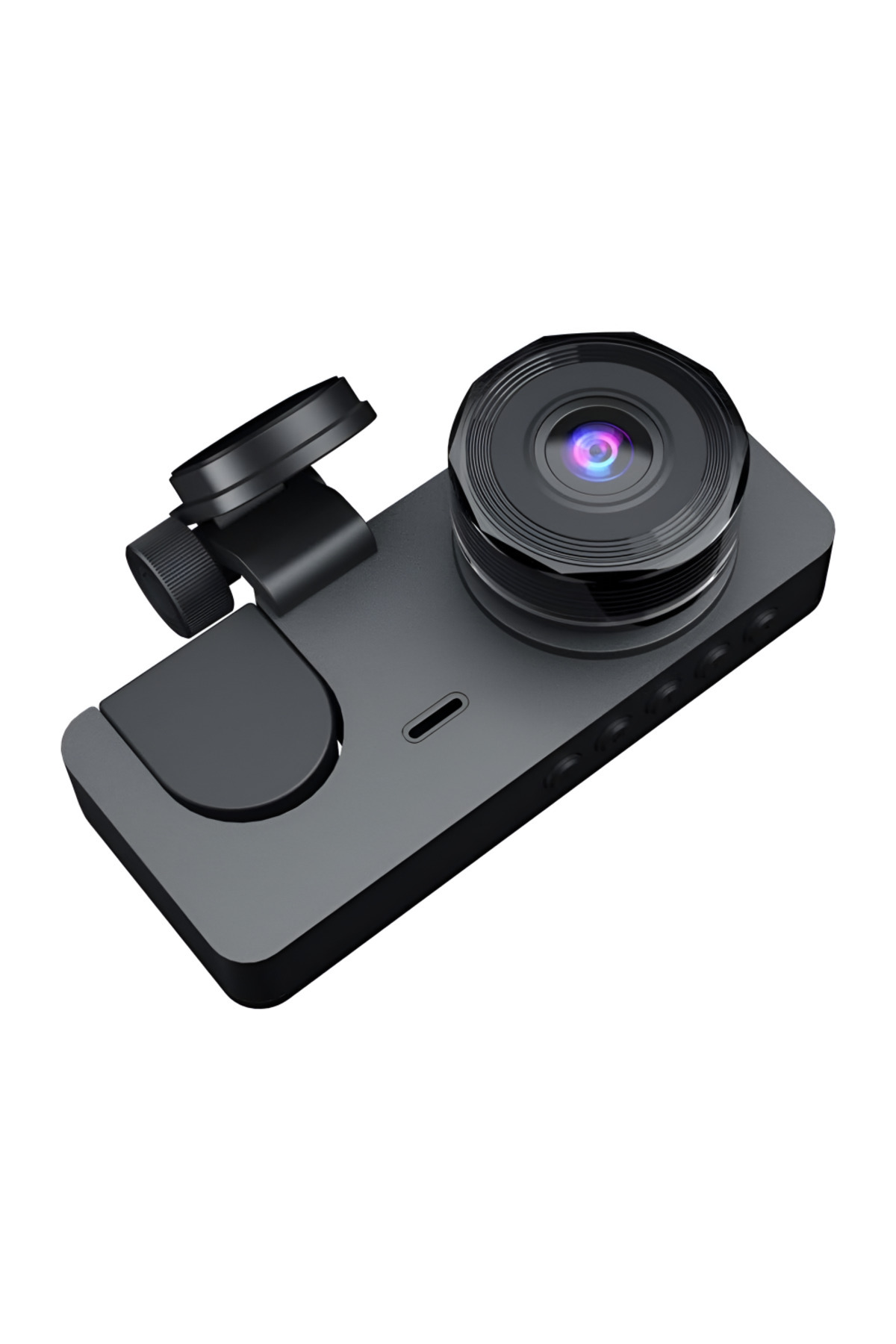 Velixo-Triple Dash Camera 1080p, 170° Angle, 2” Display, Night Vision, Motion Detect, Loop Rec, G-sensor 3