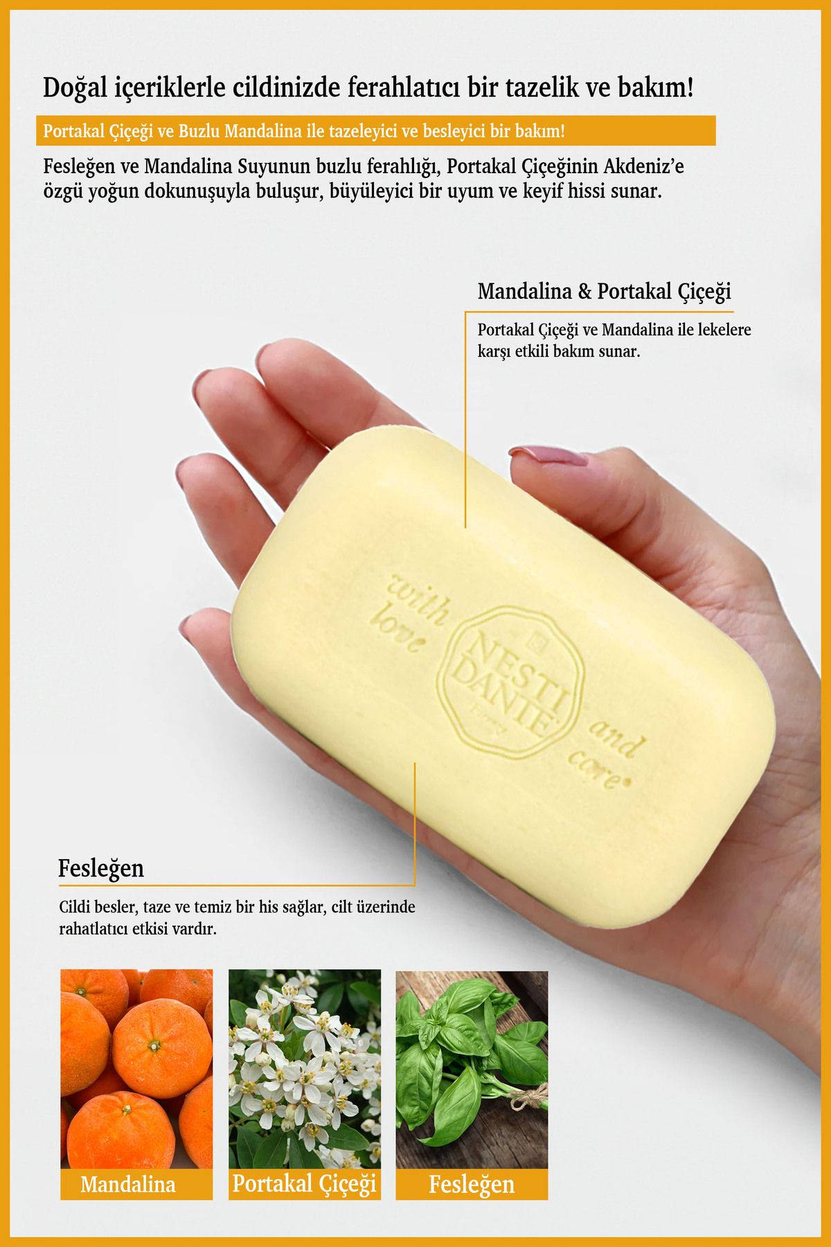 Nesti Dante-Dolce Vivere Capri Solid Soap 250 Gr |   Anti-Stain |   Tangerine, Basil, Orange Flower 3