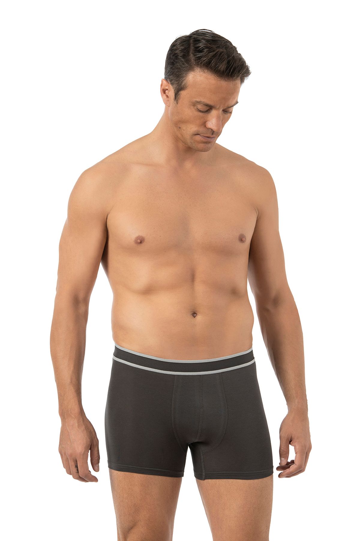 ÖZKAN underwear-Özkan 11226 Ανδρικό 95% βαμβακερό Lycra Μονό Ζέρσεϊ Ύφασμα εύκαμπτο άνετο μπόξερ σορτς 4