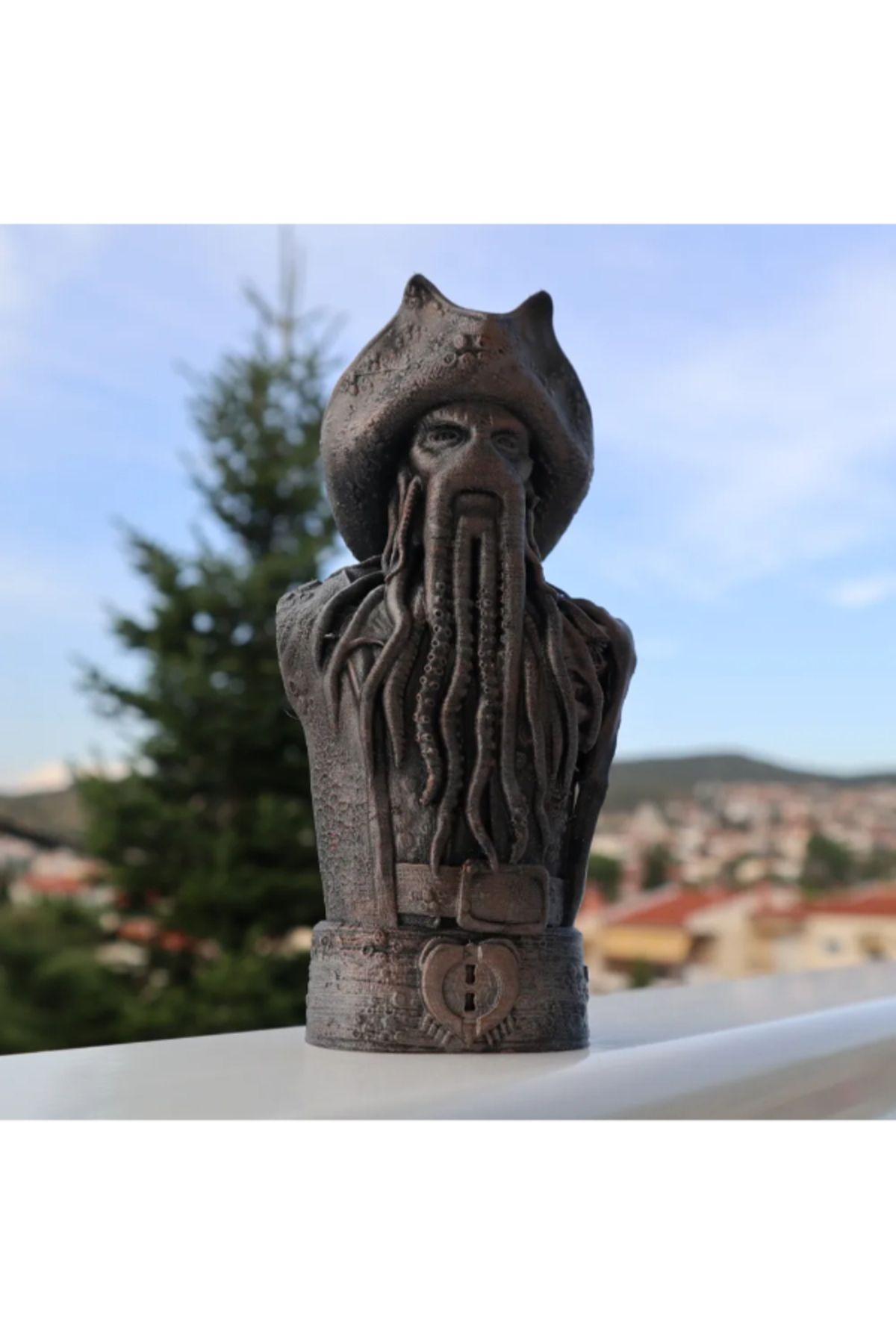 3d model s Davy Jones Büst – Detaylı Koleksiyon Figürü