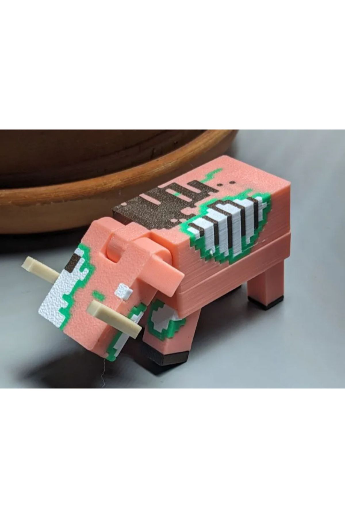 3d model s Minecraft Zoglin Figürü – Hareketli Eklemli Model