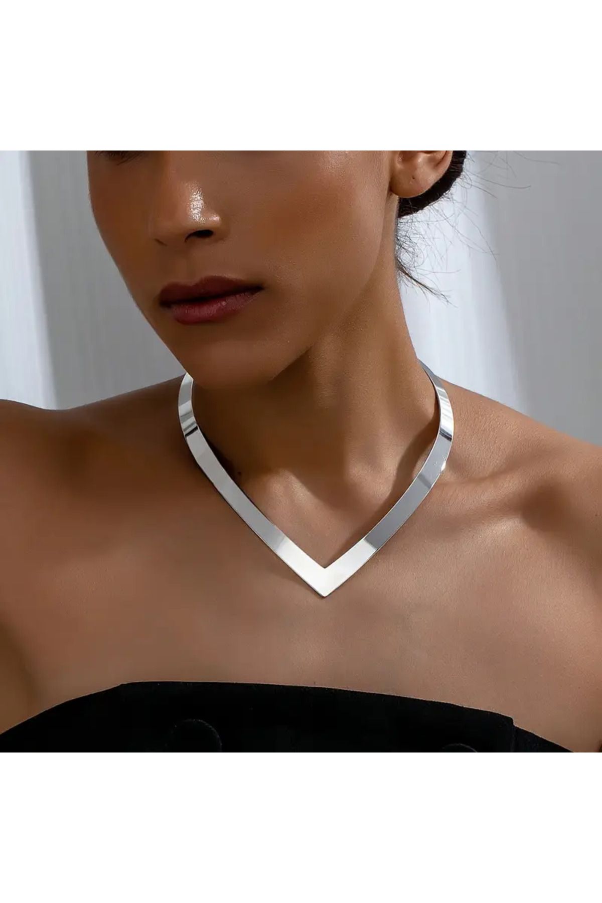 dukart trendlover elegant v şekil kolye