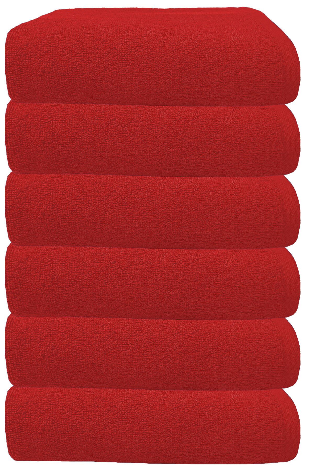 Mira Home 6’lı Premium %100 Pamuklu Kuaför & Berber Saç Havlusu 50X90 Cm