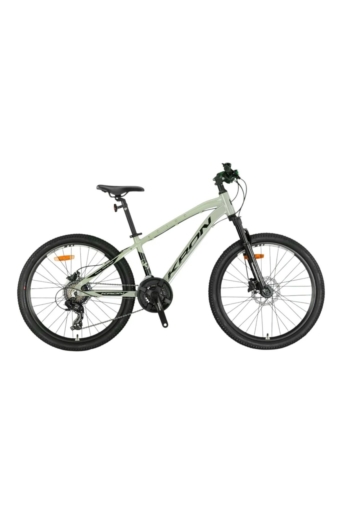 Kron XC 100 - 26" MTB - 14' - 21 Vites - H.DISC - Parlak Bej-Parlak Siyah #KRN25-084