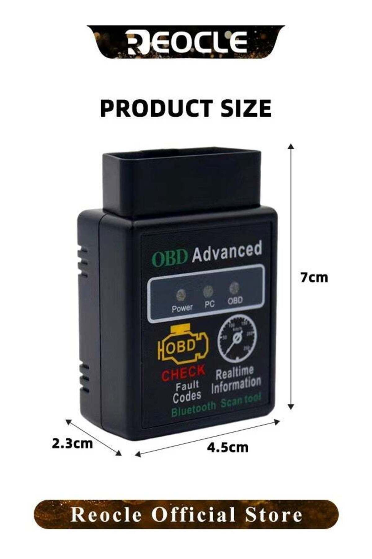 REOCLE-Car OBD2 Scanner Engine Fault Scanner Automobile Fault Detector CAN Diagnostic Scan Tool 7