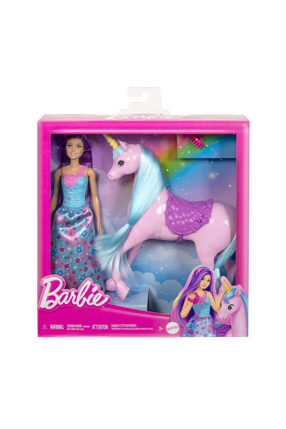 Easy Tedarik HYT62 Barbie ve Tek Boynuzlu Atı