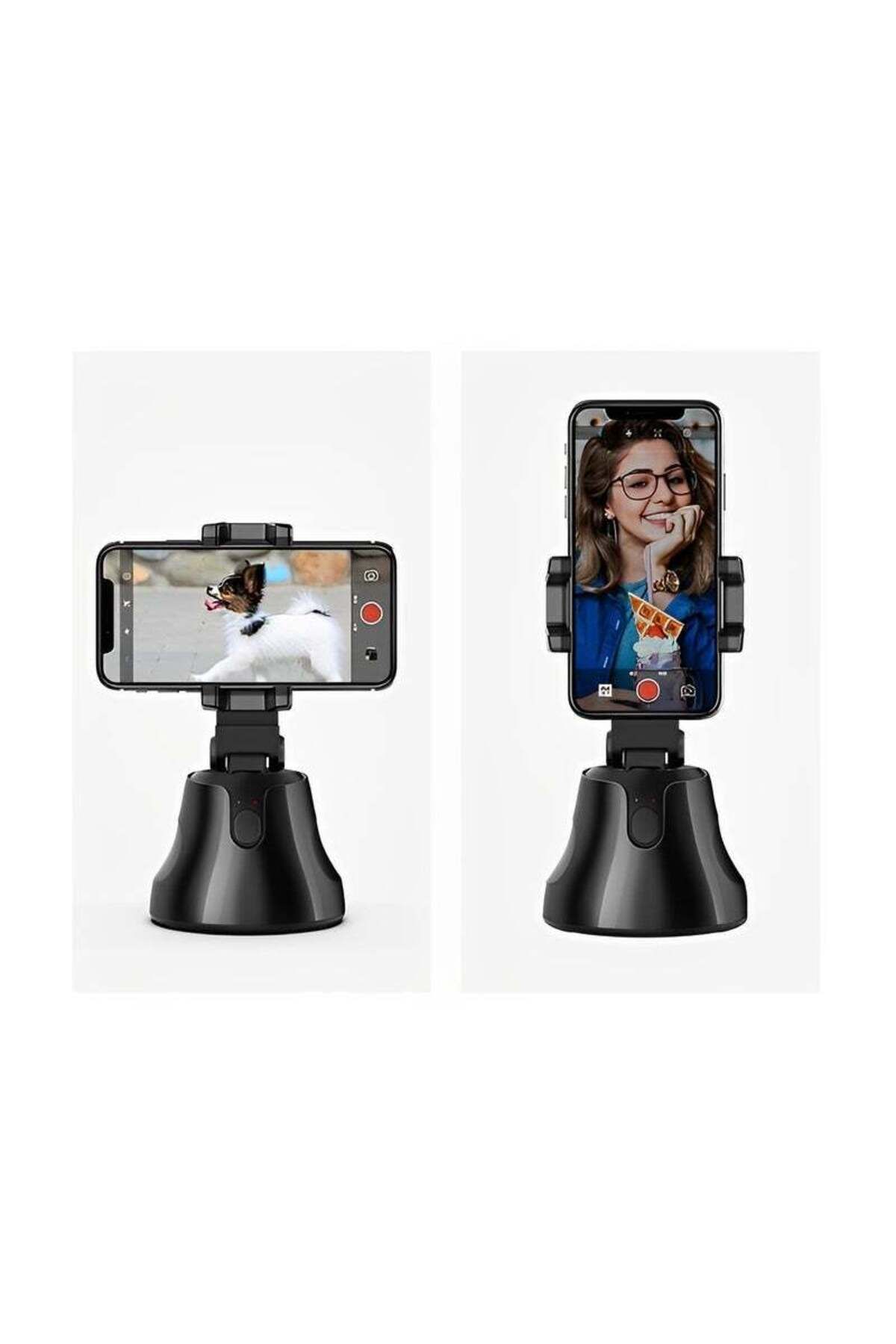 REOCLE-Auto Face Tracking Phone Holder 360° Rotation Face Body Phone Tracking Tripod Shooting Camera Mount 6