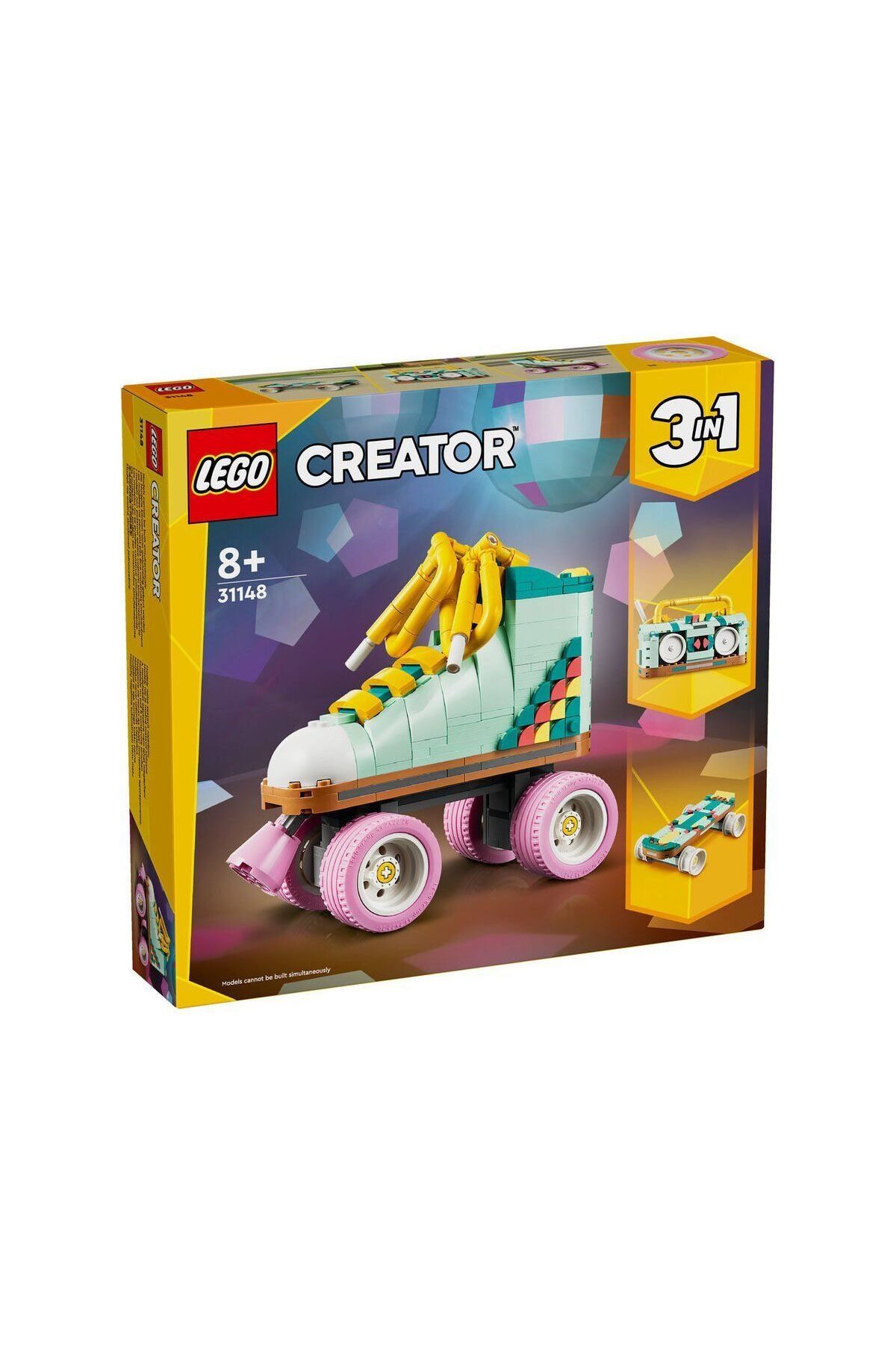 Easy Tedarik 31148 Lego Creator 3ü1 arada Retro Paten 342 parça +8 yaş
