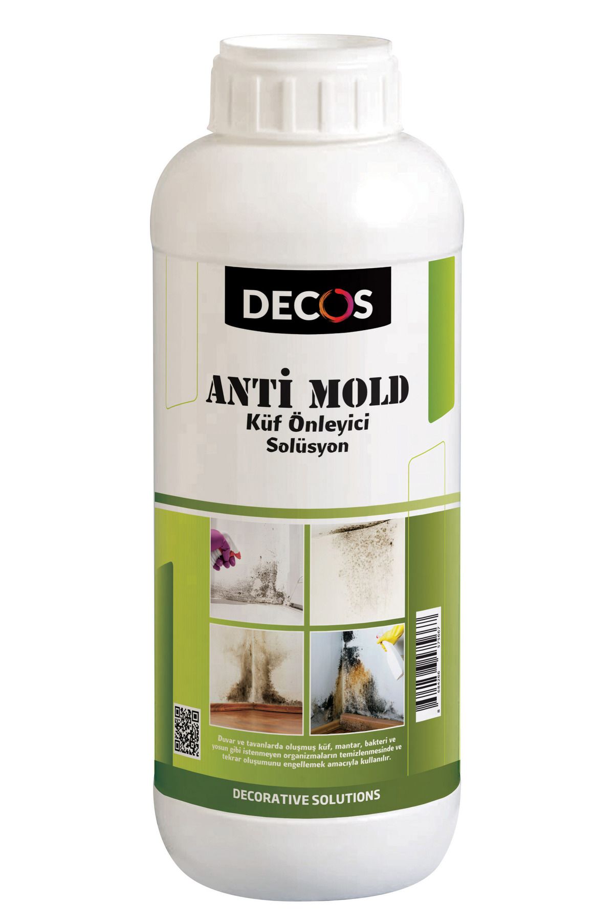DECOS Küf Önleyici Anti Bakteriyel Şeffaf Solüsyon