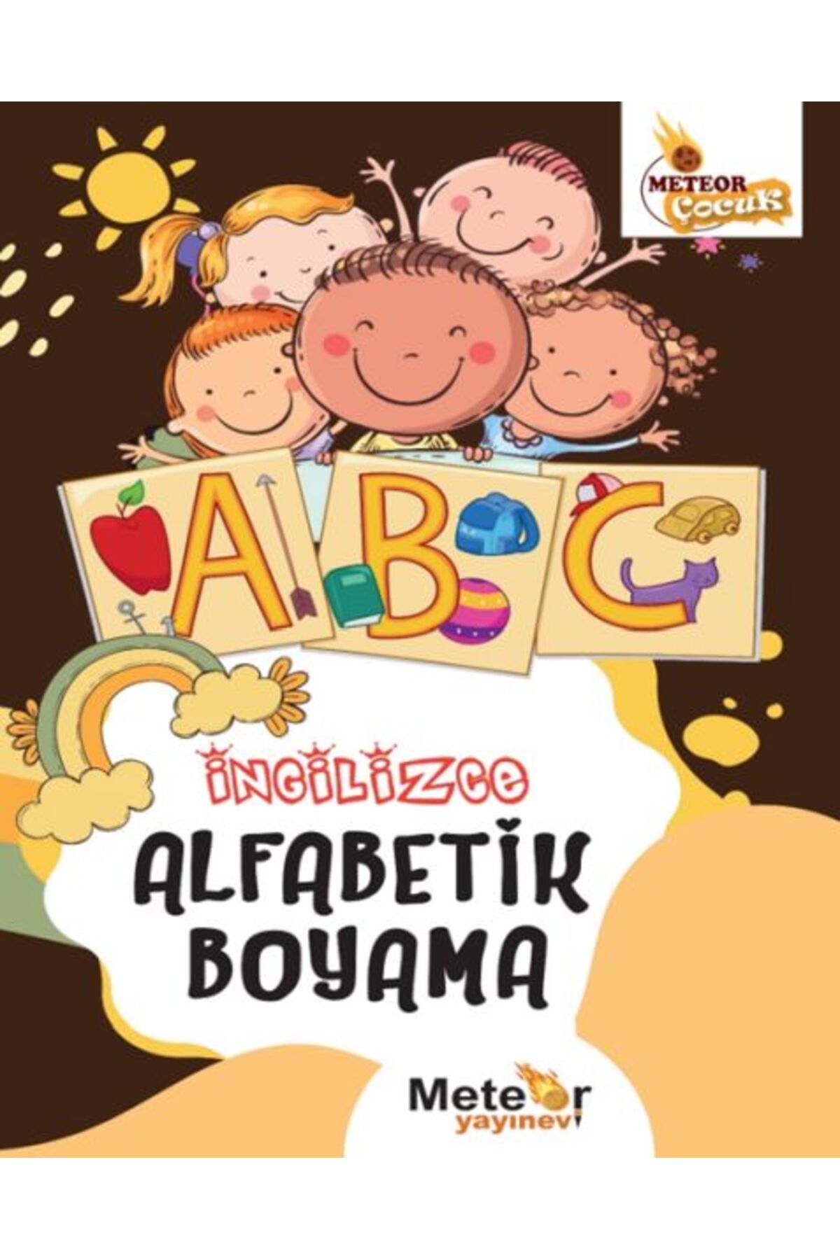 Meteor Yayınevi İngilizce Alfabetik Boyama Kitabı
