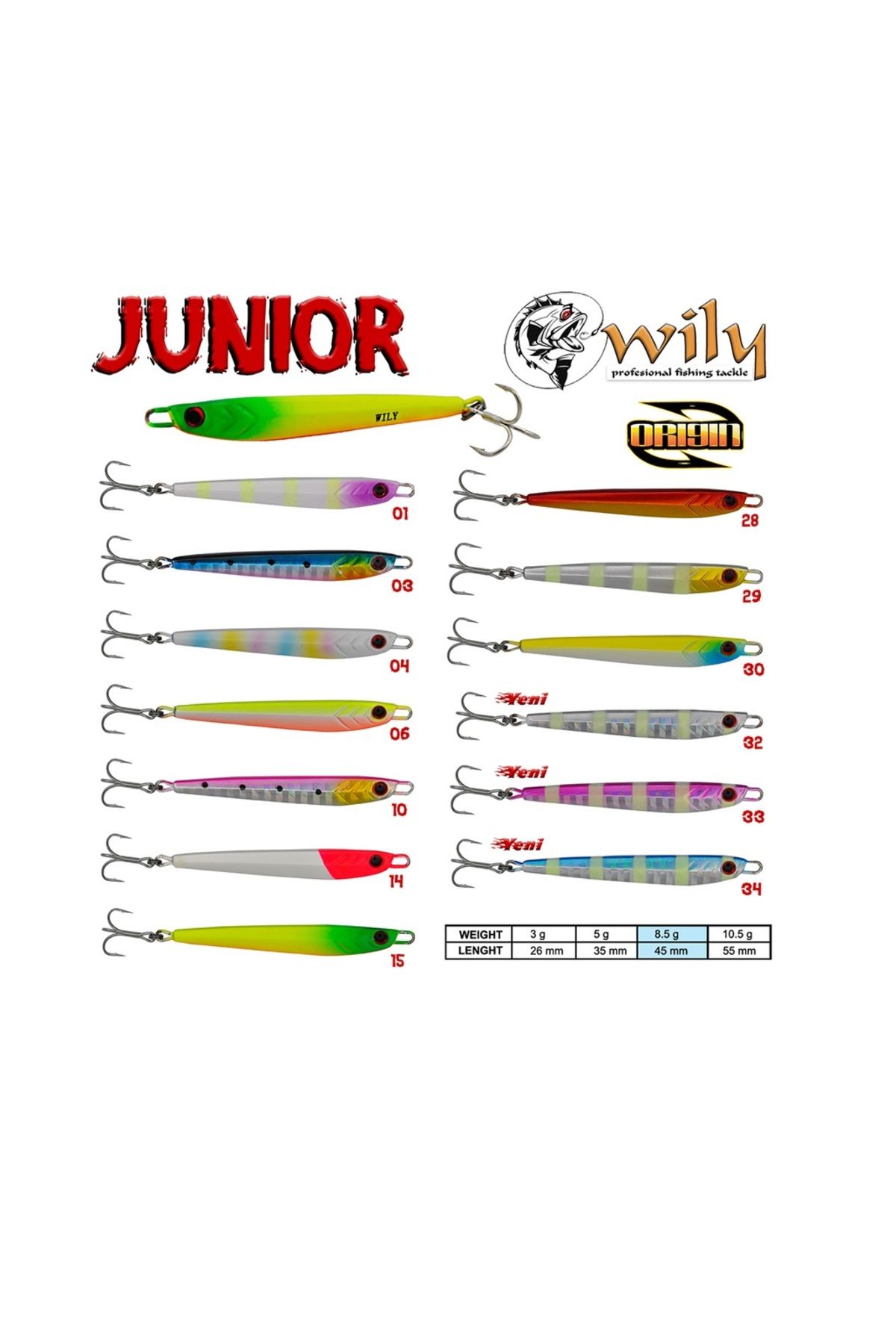 Wily Junior Jig 10,5gr 5,5cm CL:33