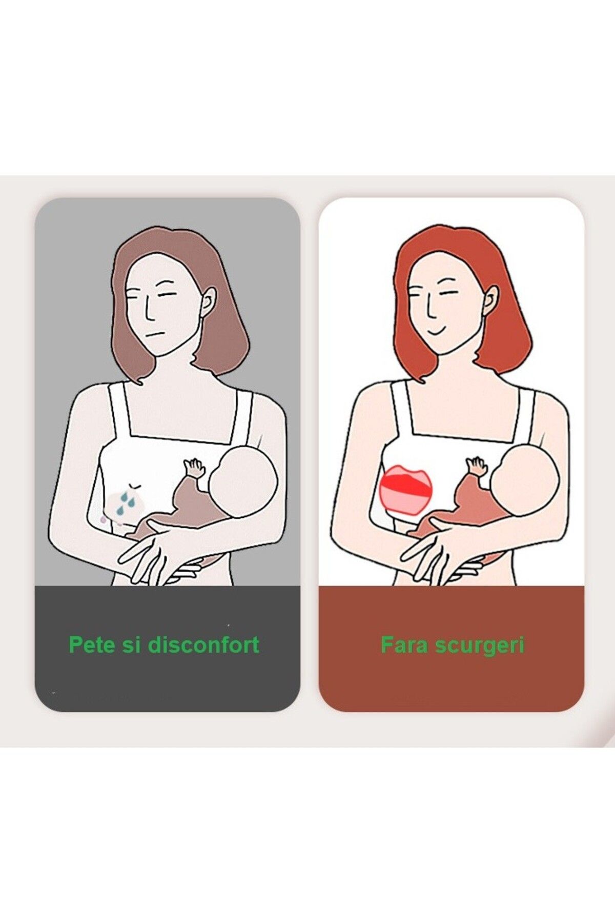 Flippy-Colector de lapte matern, rabatabil, siguranță din silicon, anti-revărsare, 80 ml, transparent 6