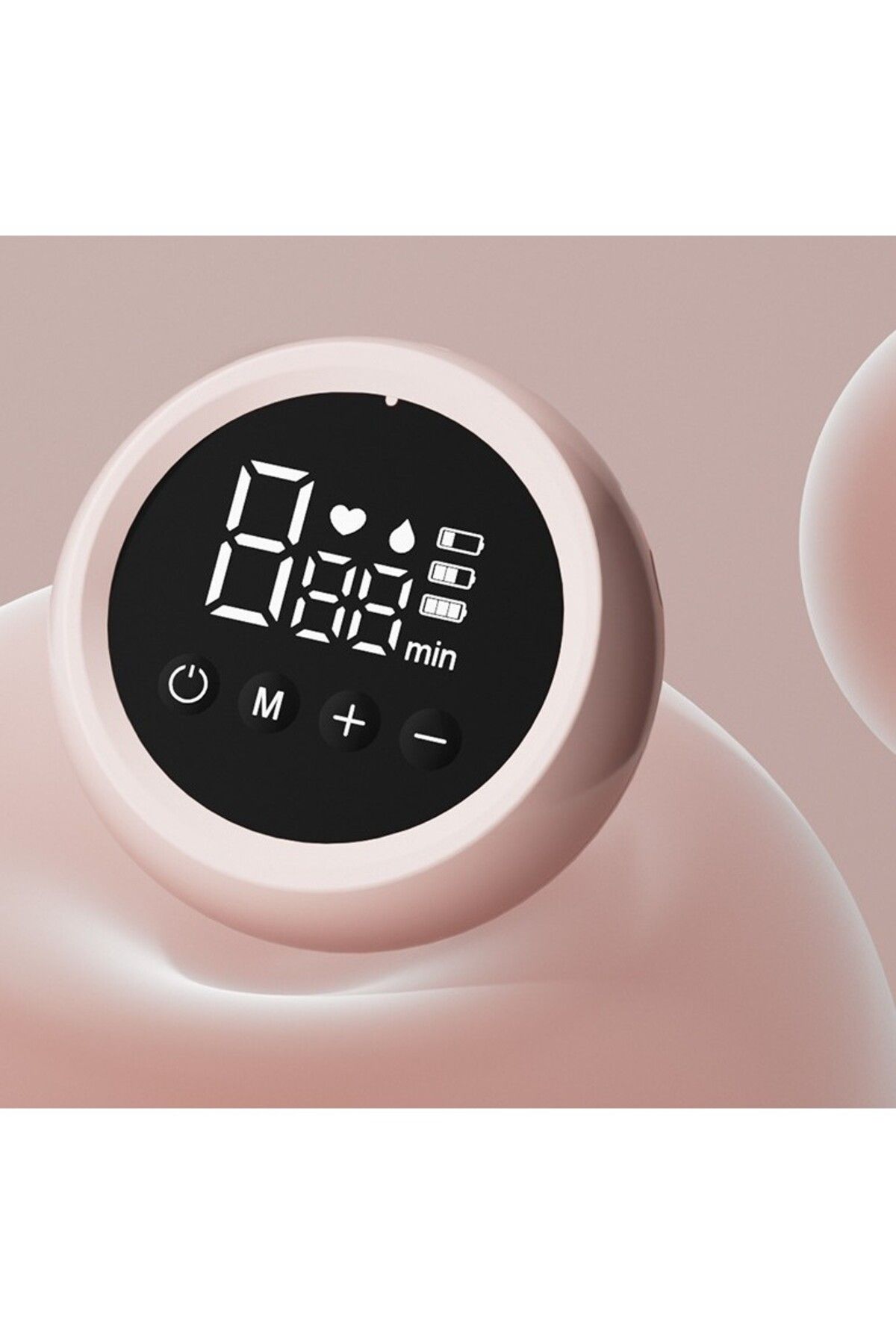 Flippy-Pompa Electrică 2 În 1, 2 Sticle 180 Ml, Usb-c, 1200mah, 2 Moduri, 9 Viteze, Roz Transparent 3