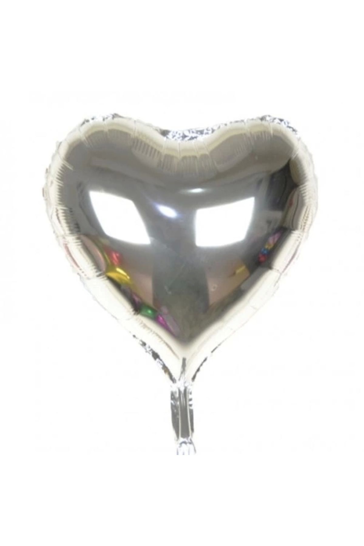PRATİKOBA Gümüş Rengi Uçan Folyo Balon 80 Cm.